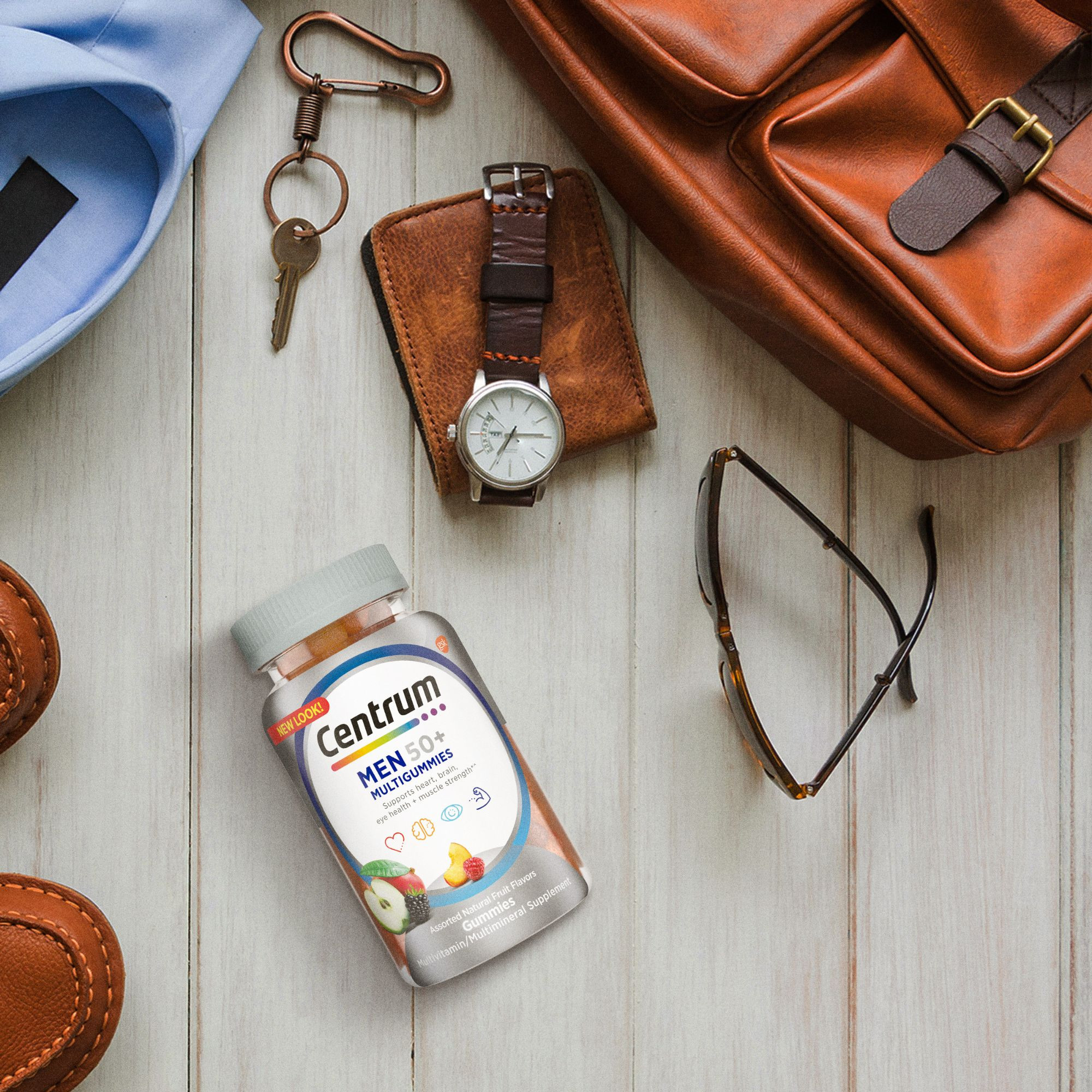 Centrum Men 50+ Multigummies Multivitamin & Multimineral Supplement