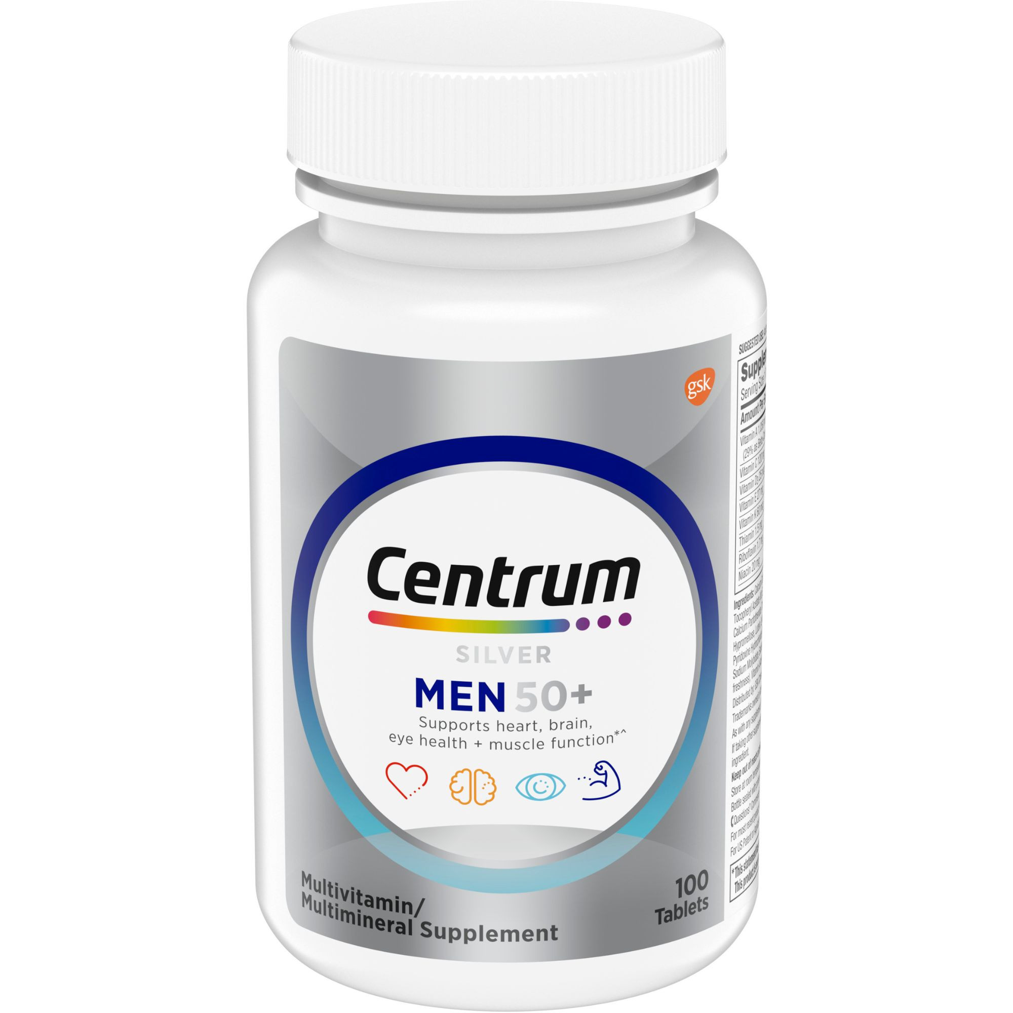 Centrum Silver Men 50+ Multivitamin & Multimineral Supplement