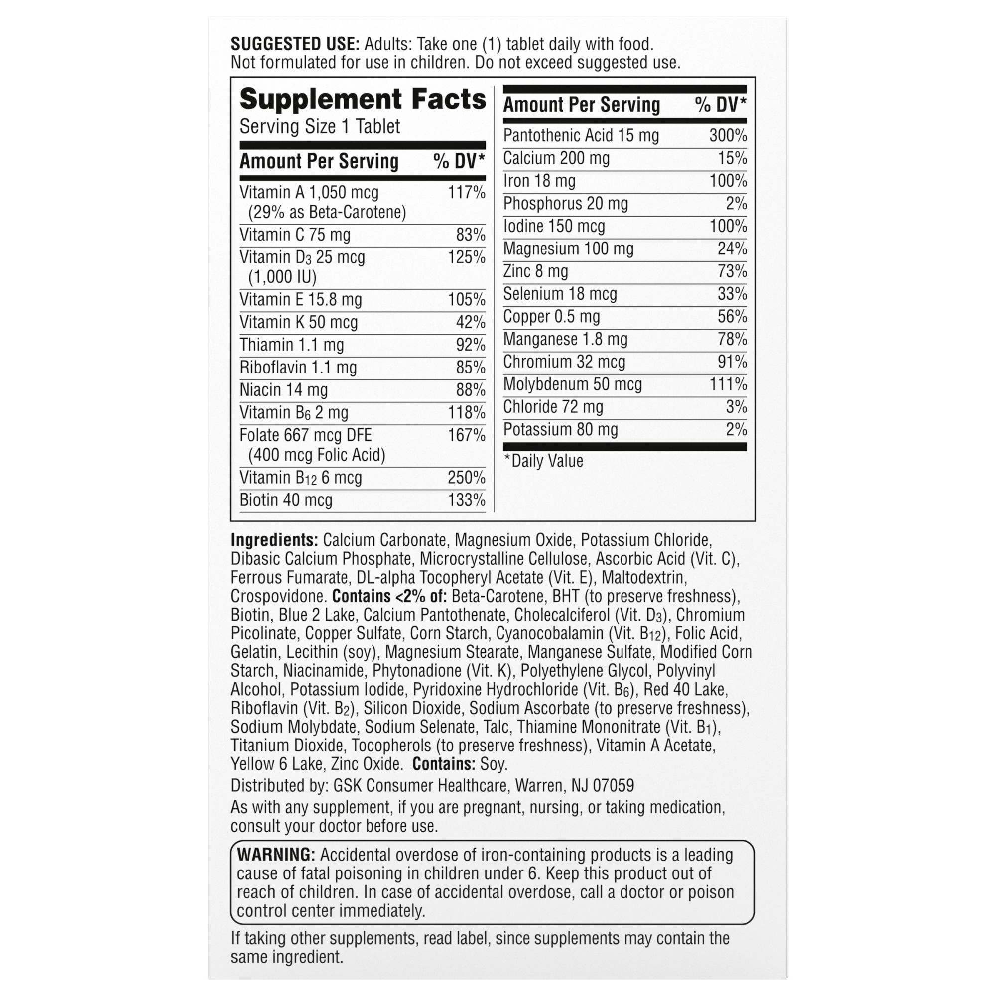 Centrum Women Multivitamin Supplement