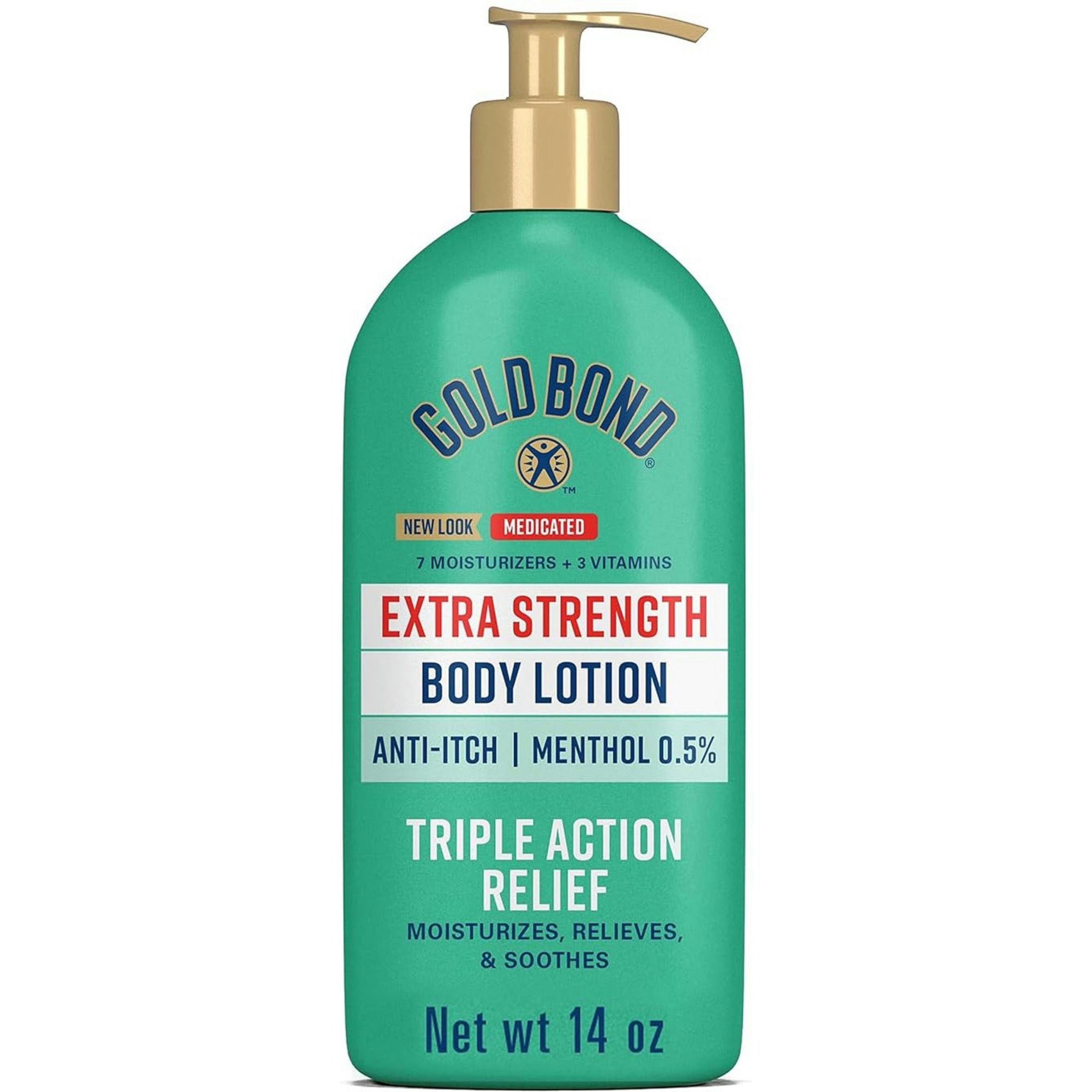 Gold Bond Medicated Extra Strength Body Lotion Triple Action Relief
