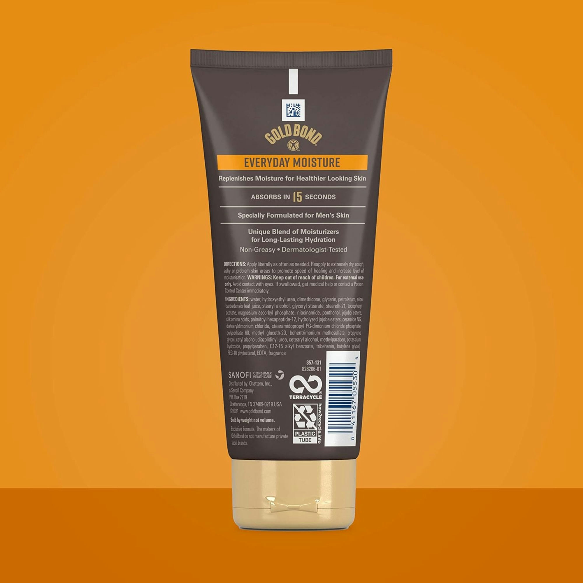 Gold Bond Men's Essentials Everyday Moisture Daily Body & Hand Cream