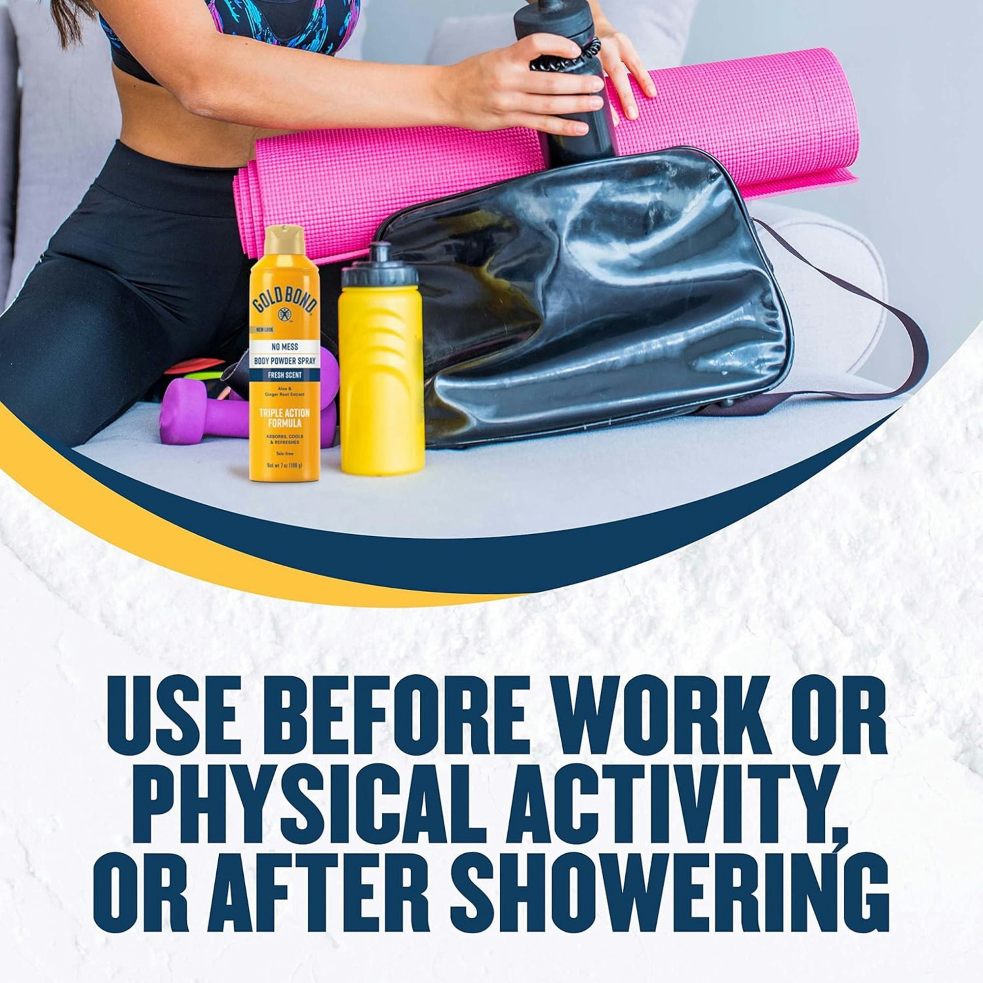 Gold Bond Body Powder Spray Triple Action Formula