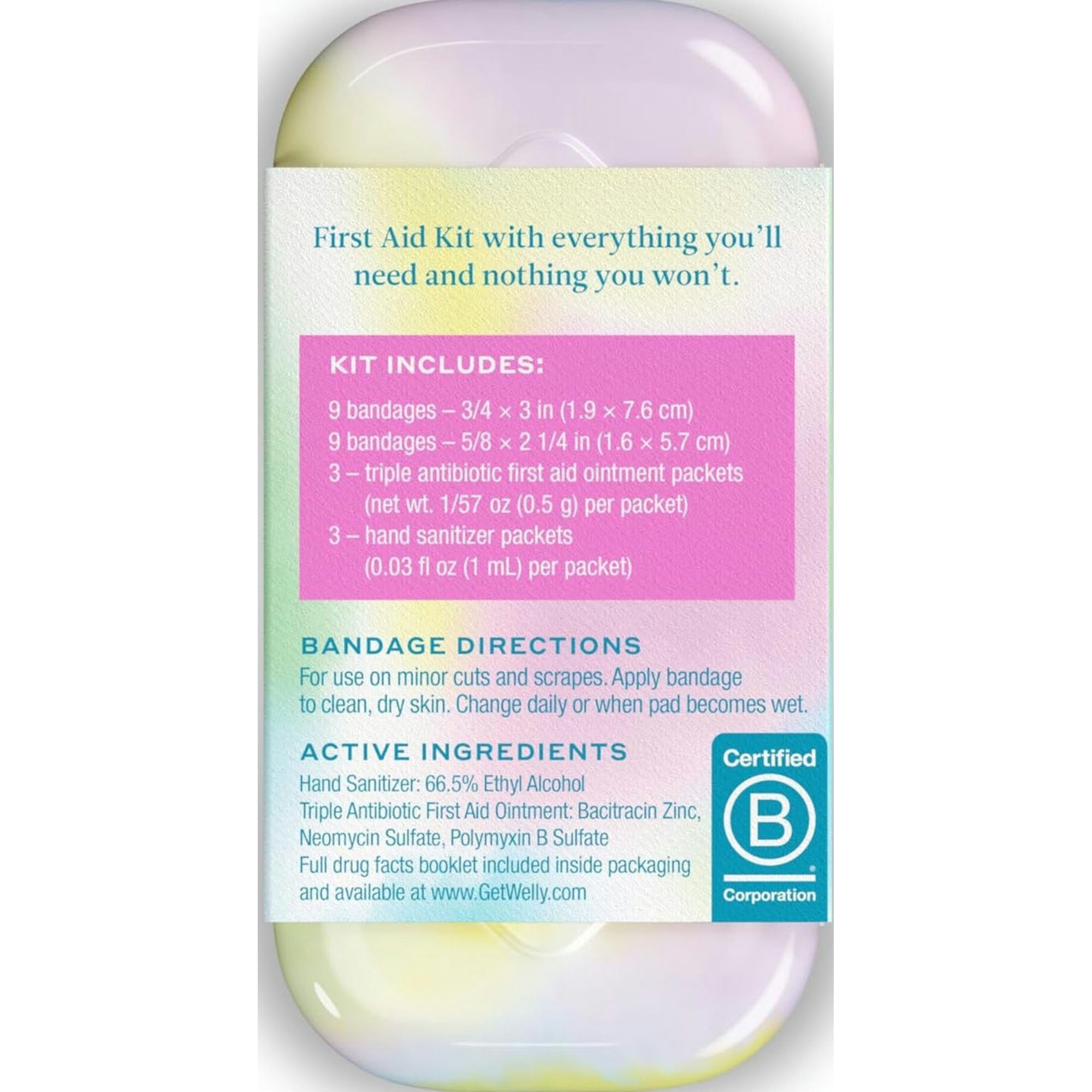 Welly Colorwash First Aid Kit