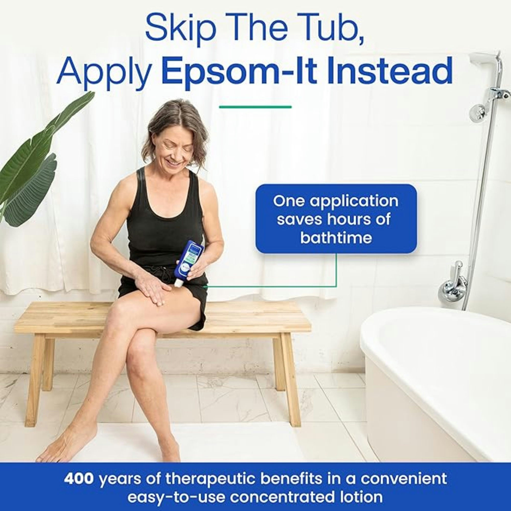 Epsom-It Muscle Recovery Concentrated Epsom Salt Lotion For Muscle Relief