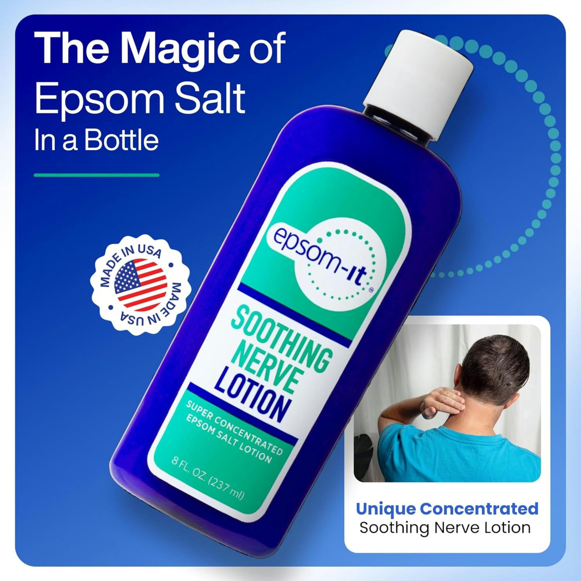 Epsom-It Soothing Nerve Super Concentrated Epsom Salt Lotion