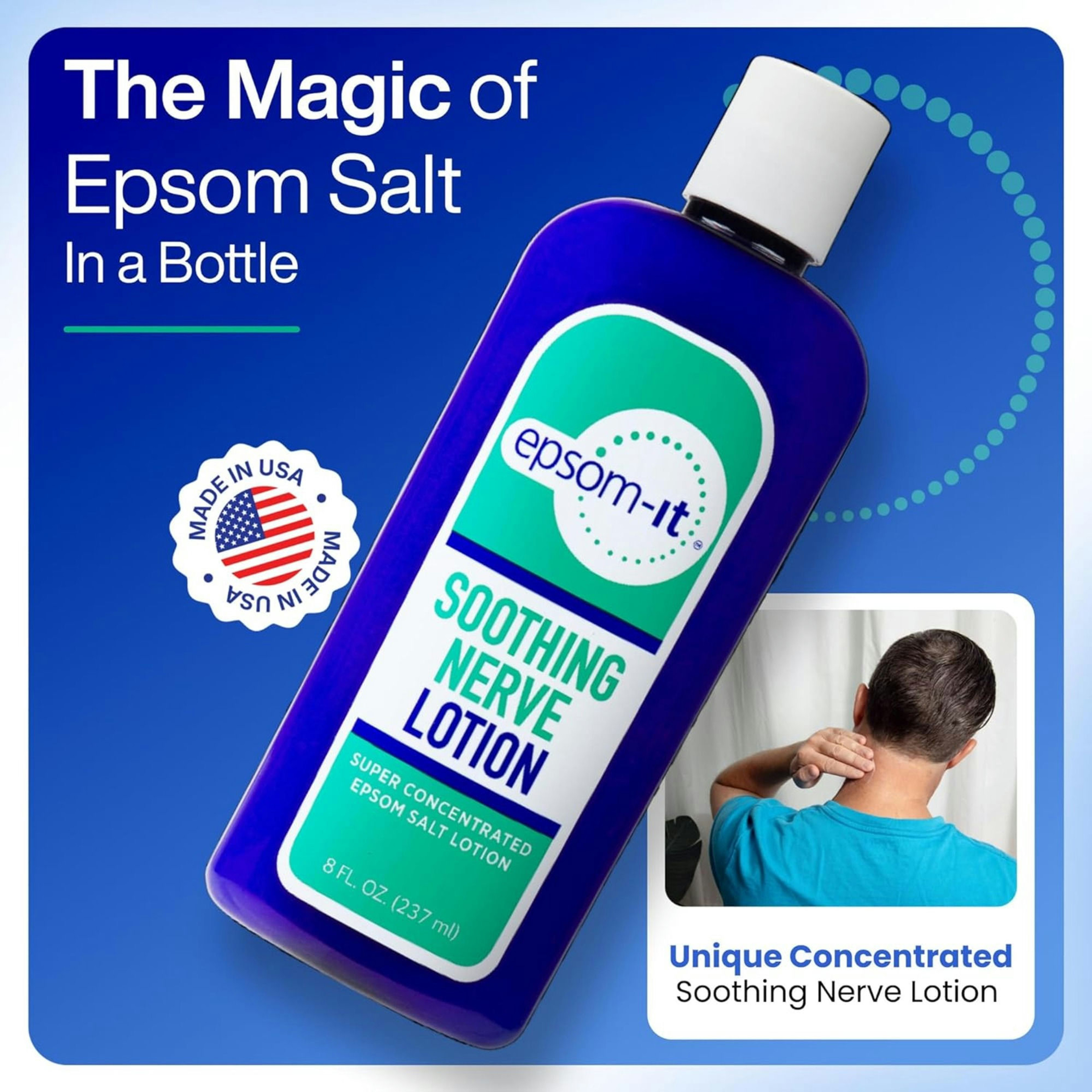Epsom-It Soothing Nerve Super Concentrated Epsom Salt Lotion