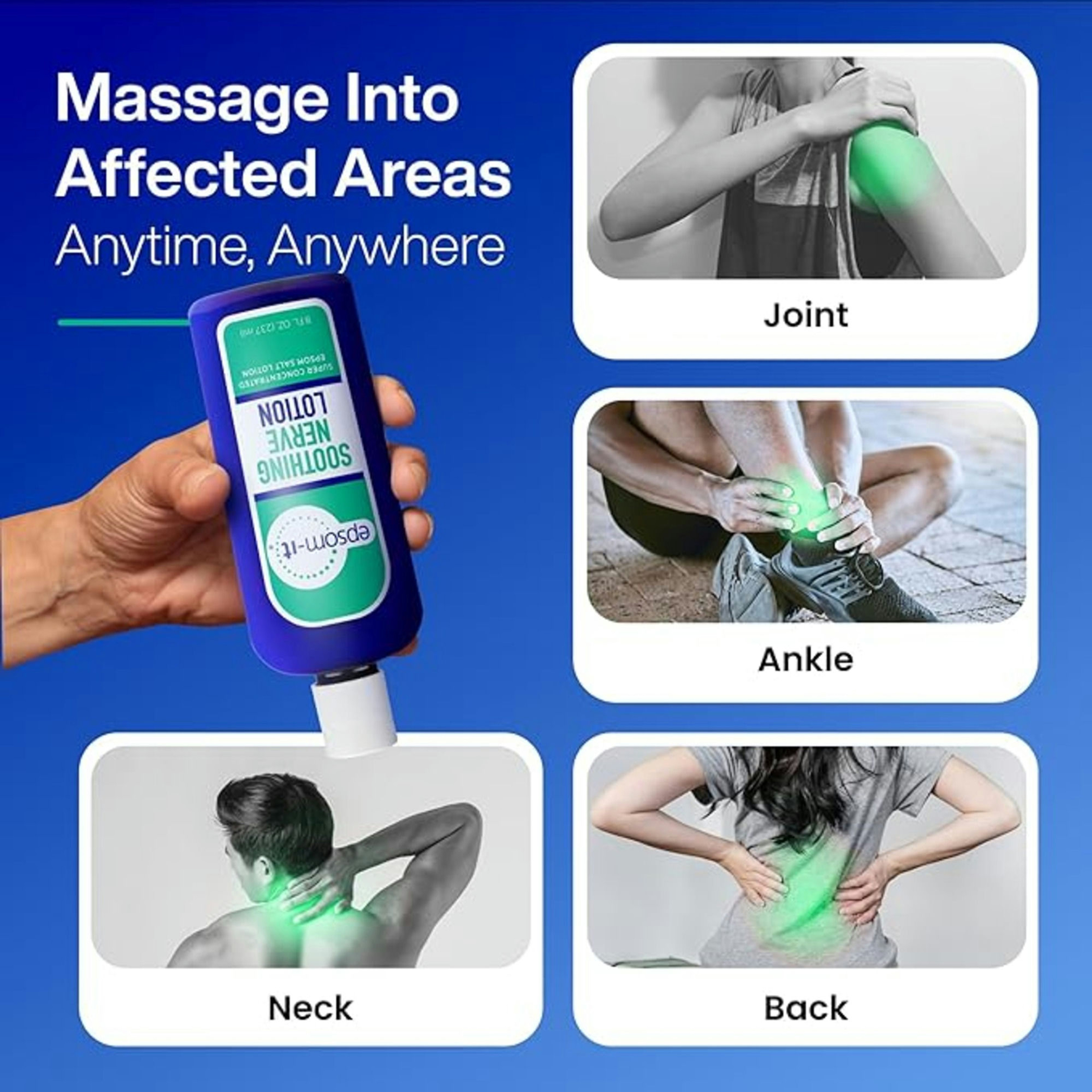 Epsom-It Soothing Nerve Super Concentrated Epsom Salt Lotion