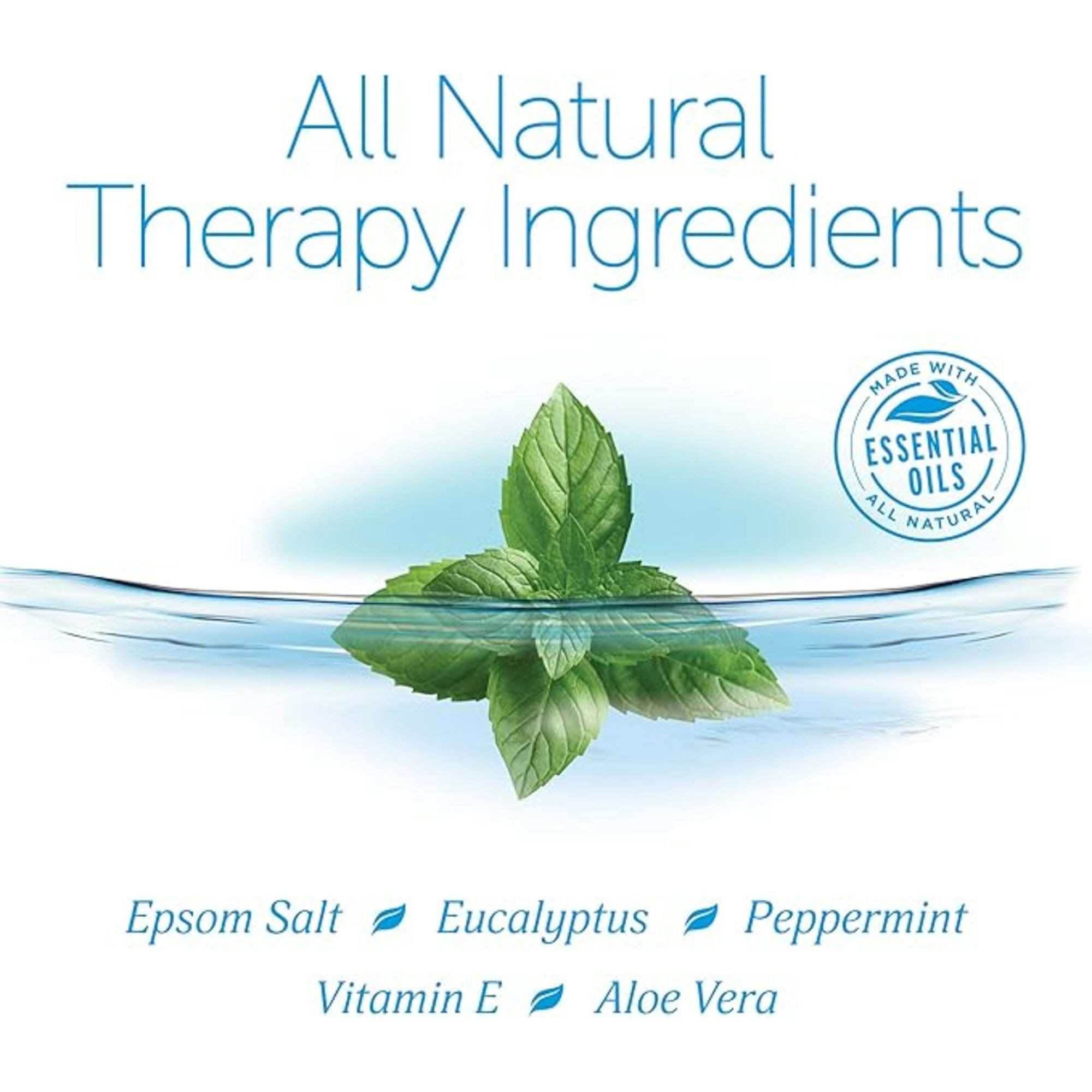 Epsoak Natural Collection Muscle Soak Peppermint Epsom Salts