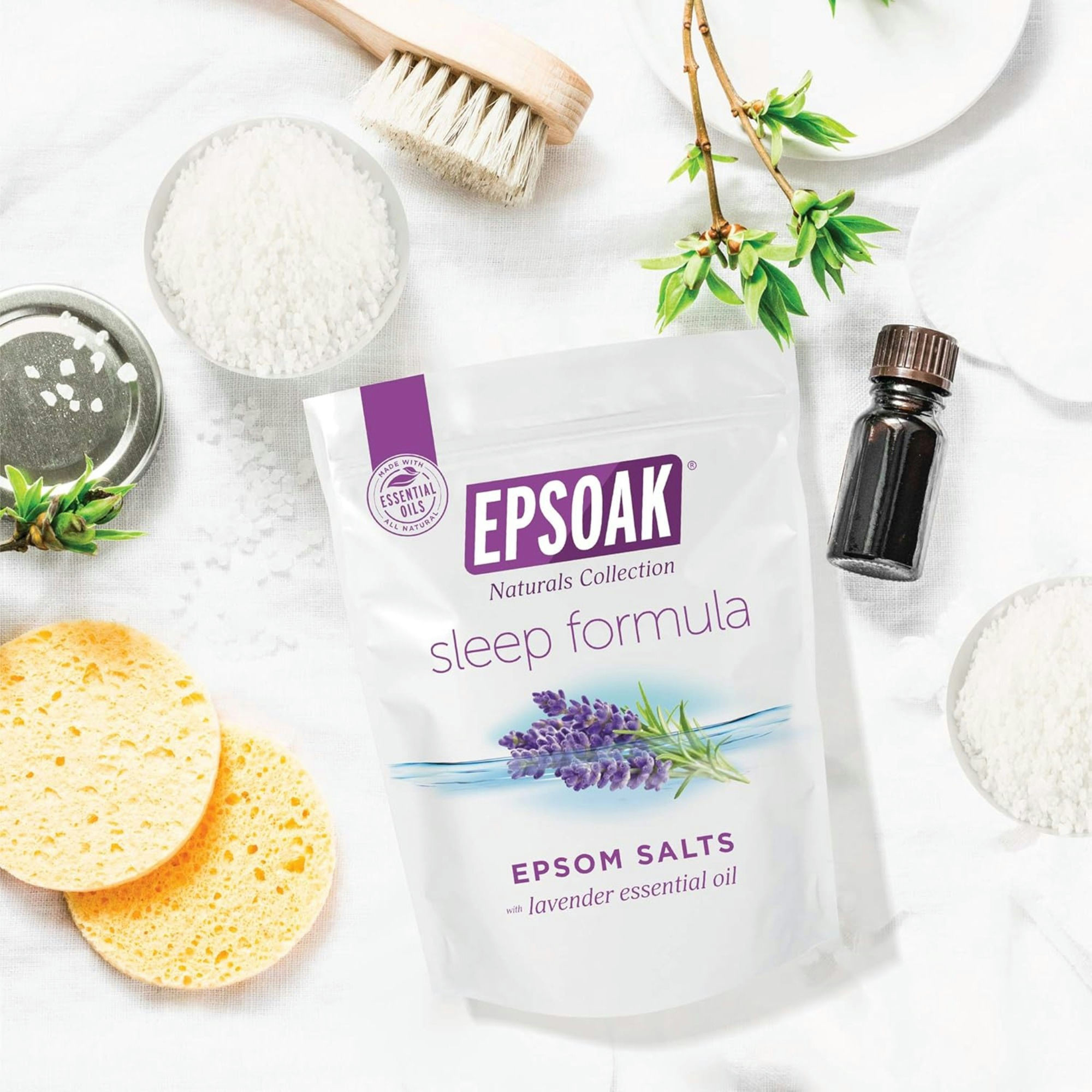 Epsoak Natural Collection Sleep Formula Lavender Epsom Salts