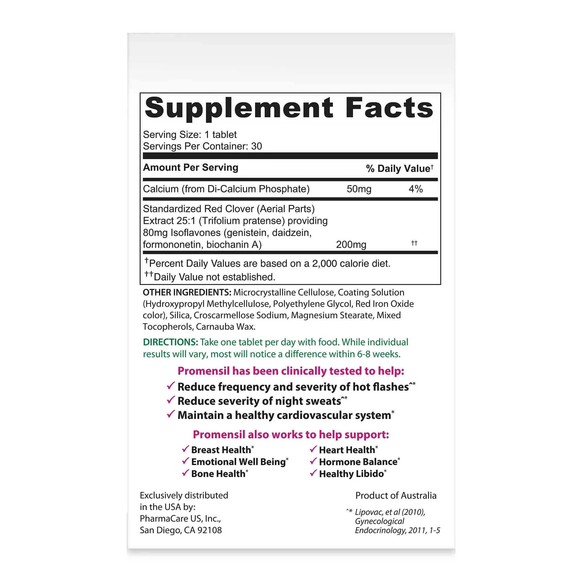 Promensil Menopause Relief Dietary Supplement