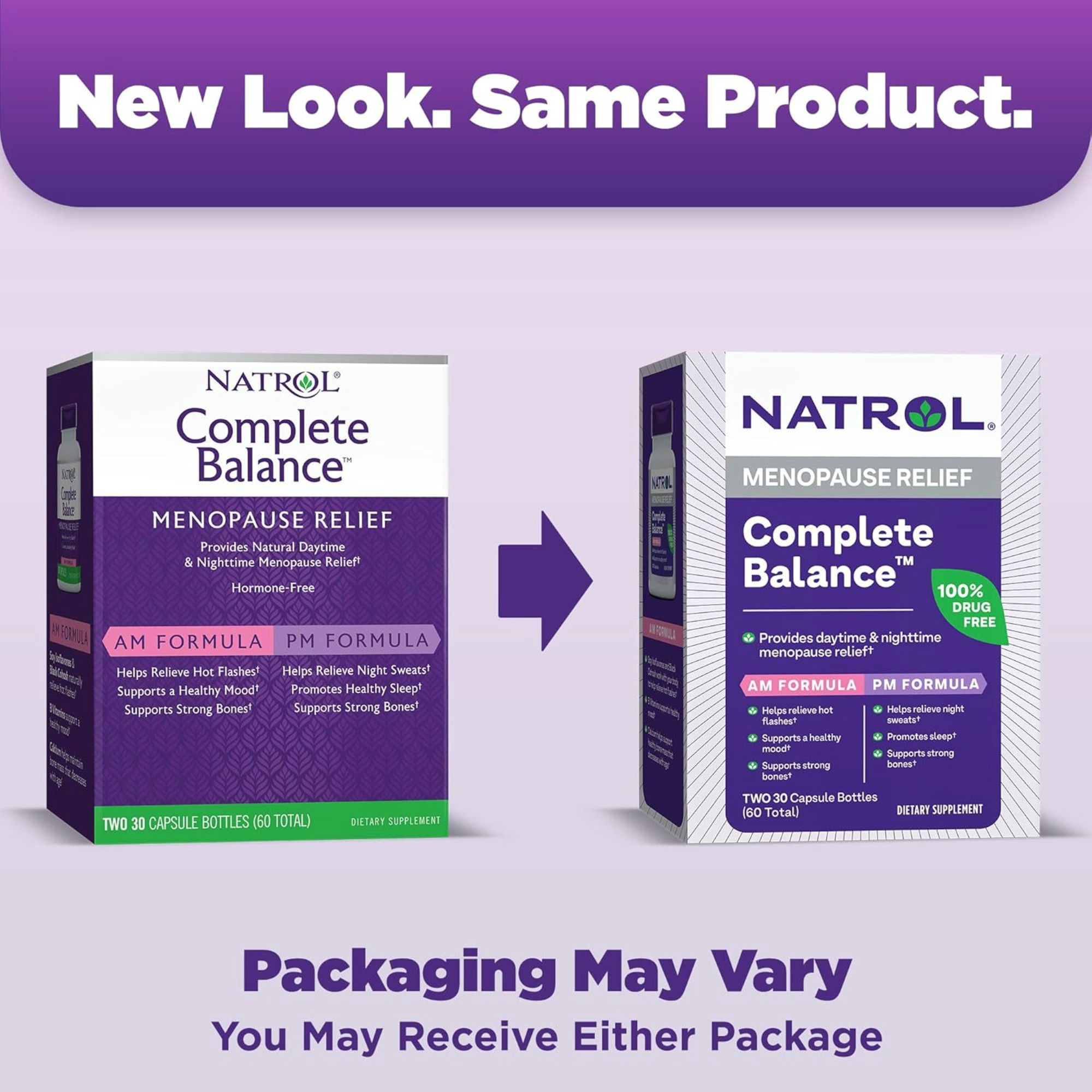 Natrol Complete Balance for Menopause Dietary Supplement