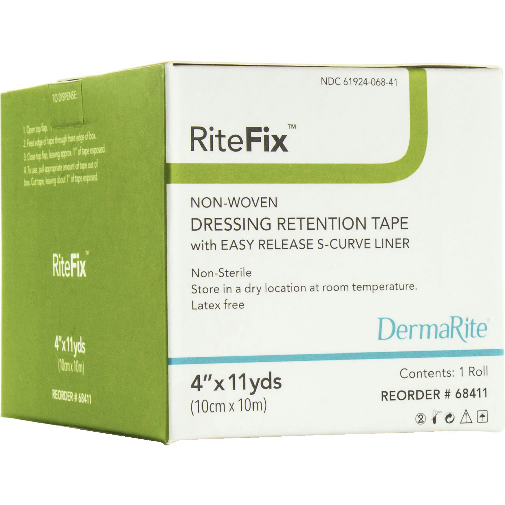 DermaRite RiteFix Non-Woven Dressing Retention Tape