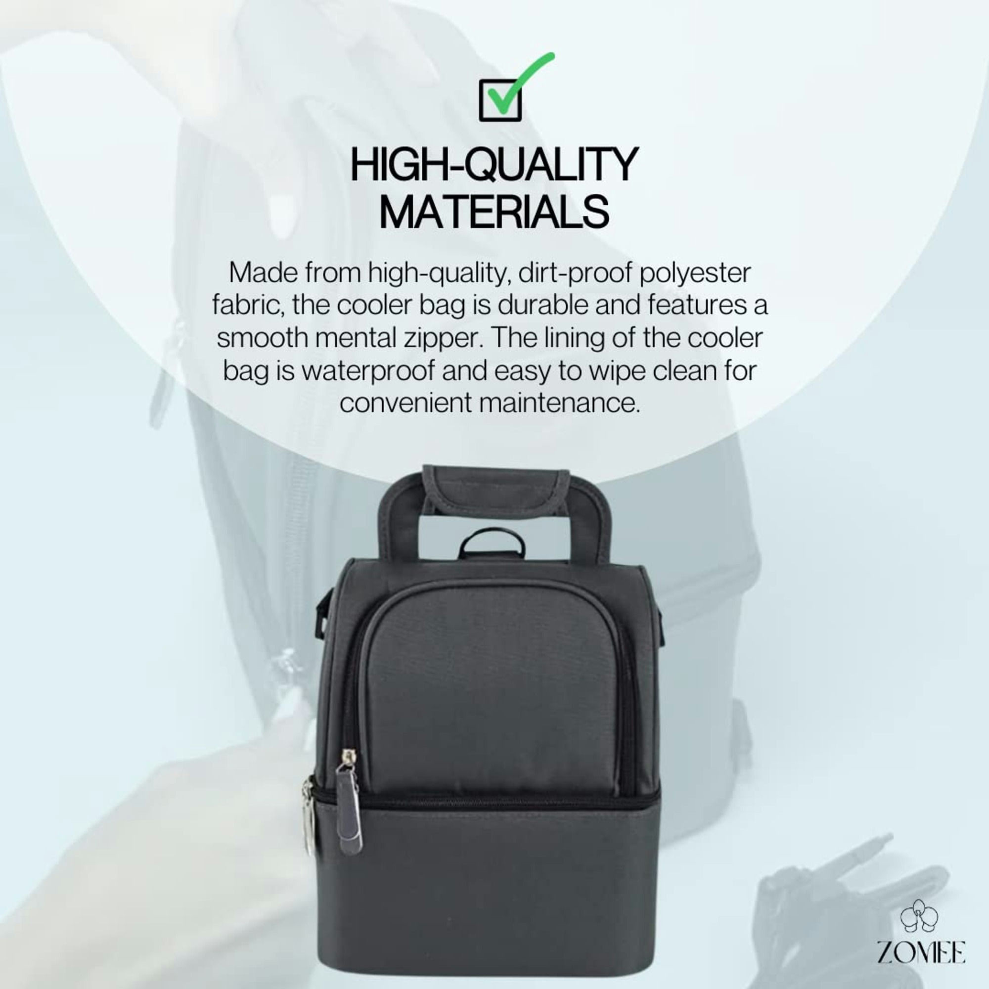 Zomee Breastmilk Baby Bottle Zipper Bag