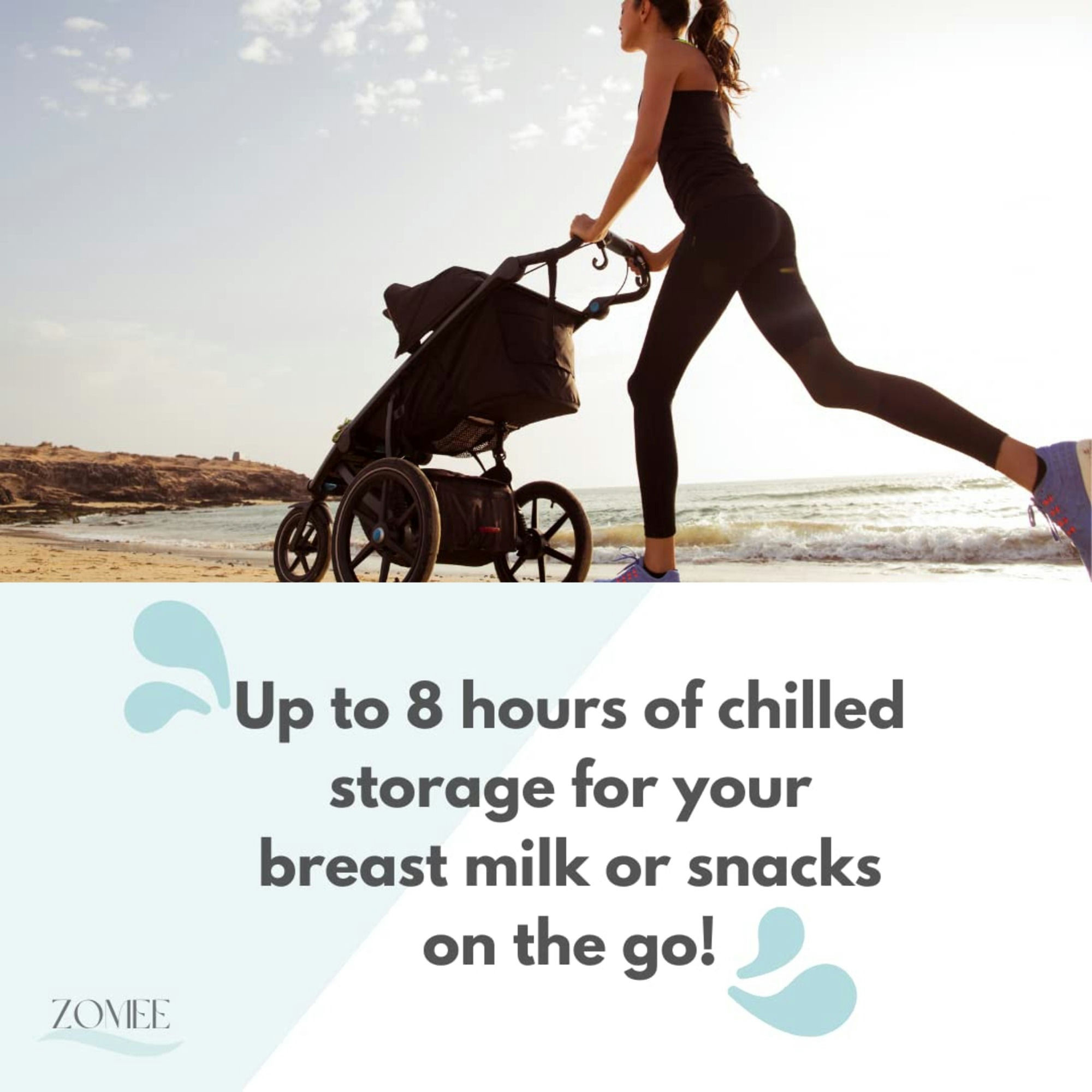 Zomee Breastmilk Baby Bottle Zipper Bag