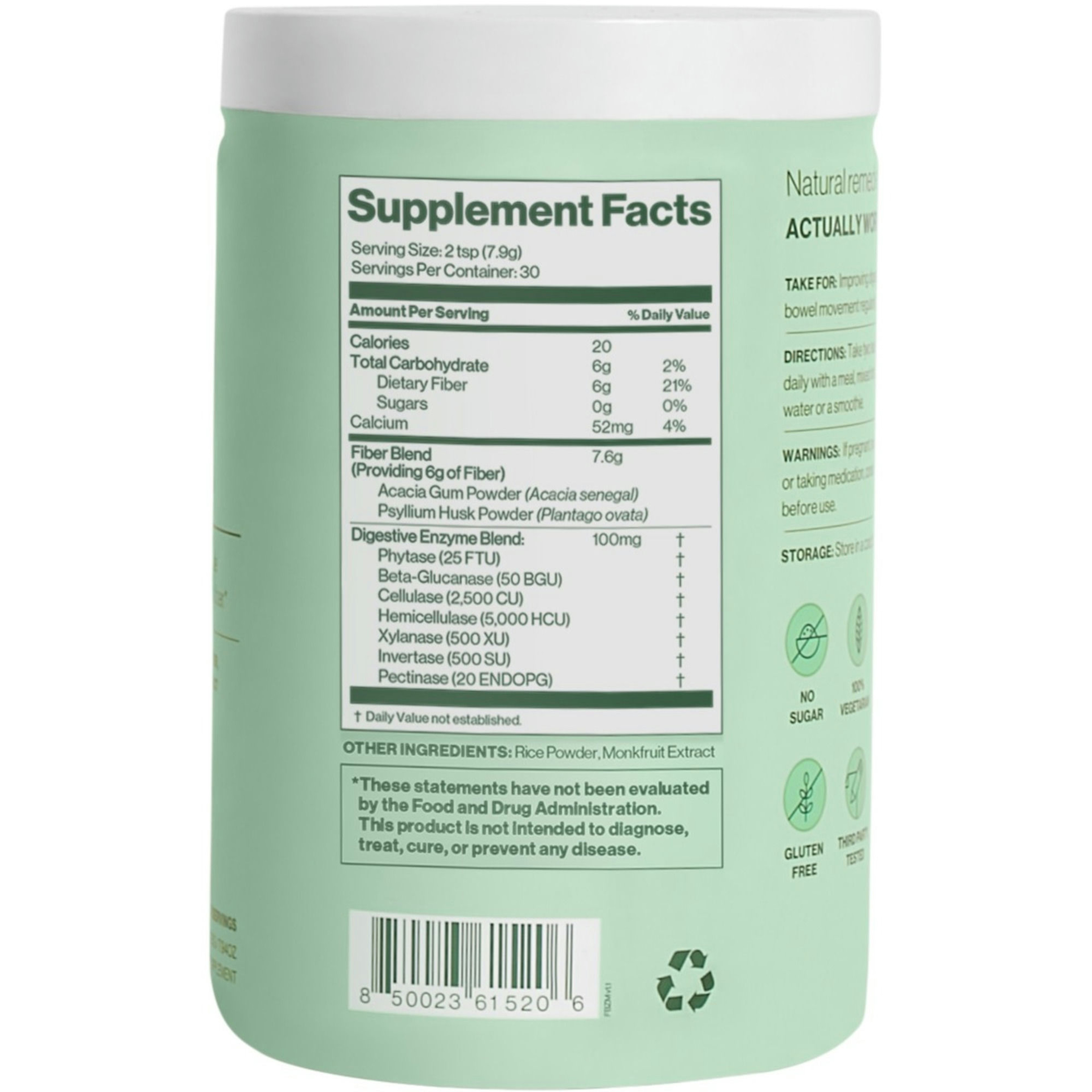 Hilma Daily Fiber + Digestive Enzymes