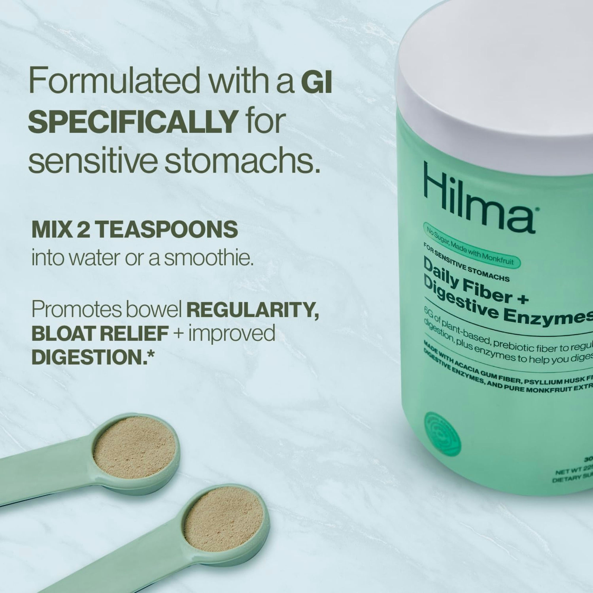 Hilma Daily Fiber + Digestive Enzymes