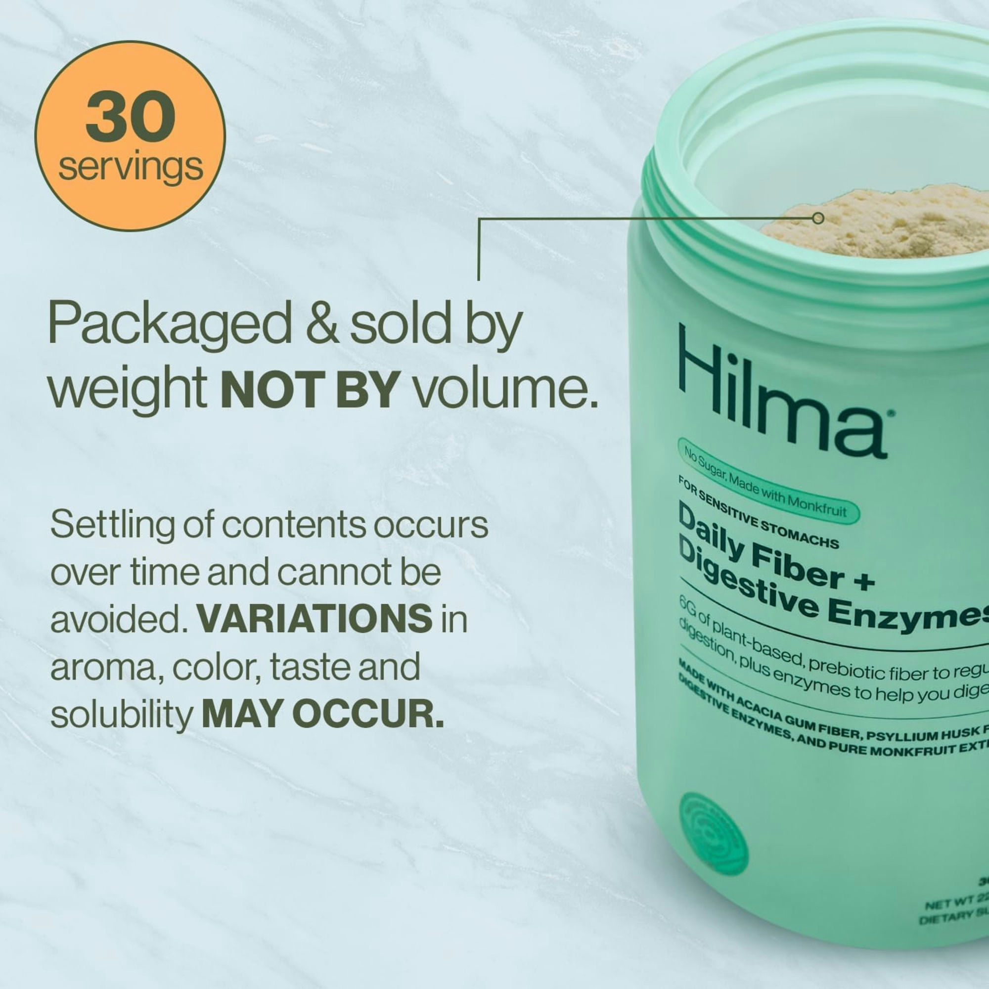 Hilma Daily Fiber + Digestive Enzymes