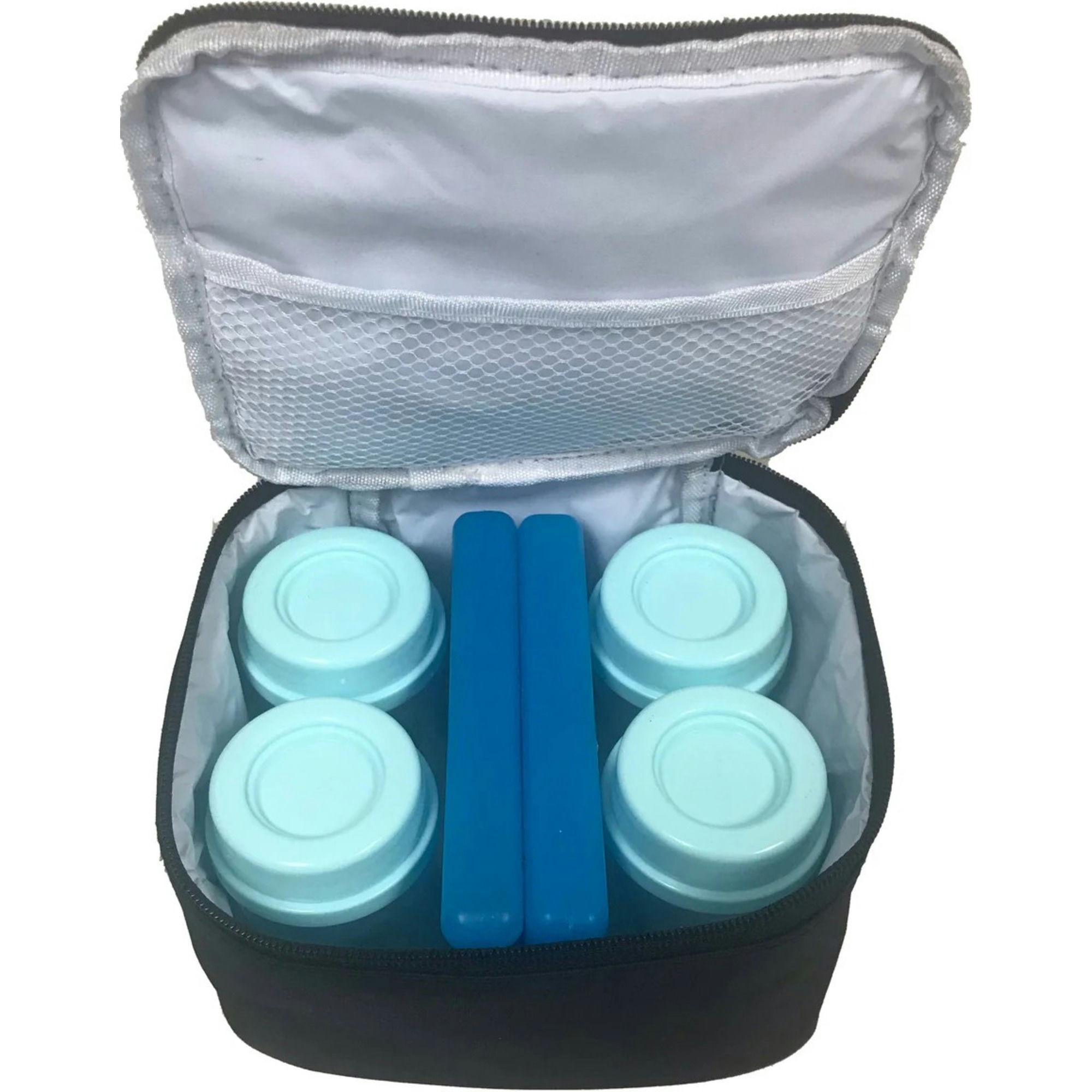 Zomee Cooler Bag with Four Wide Neck Bottles