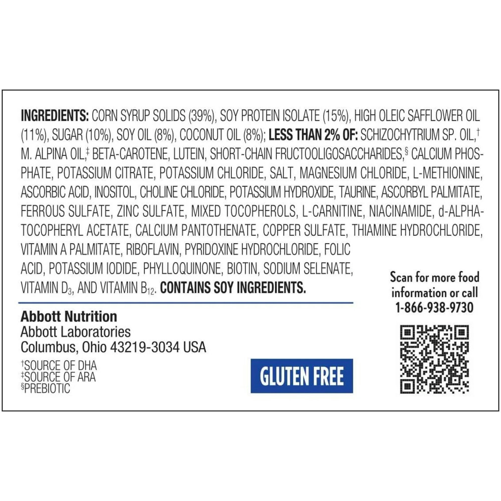 Similac Soy Isomil OptiGro Infant Formula for Fussiness & Gas