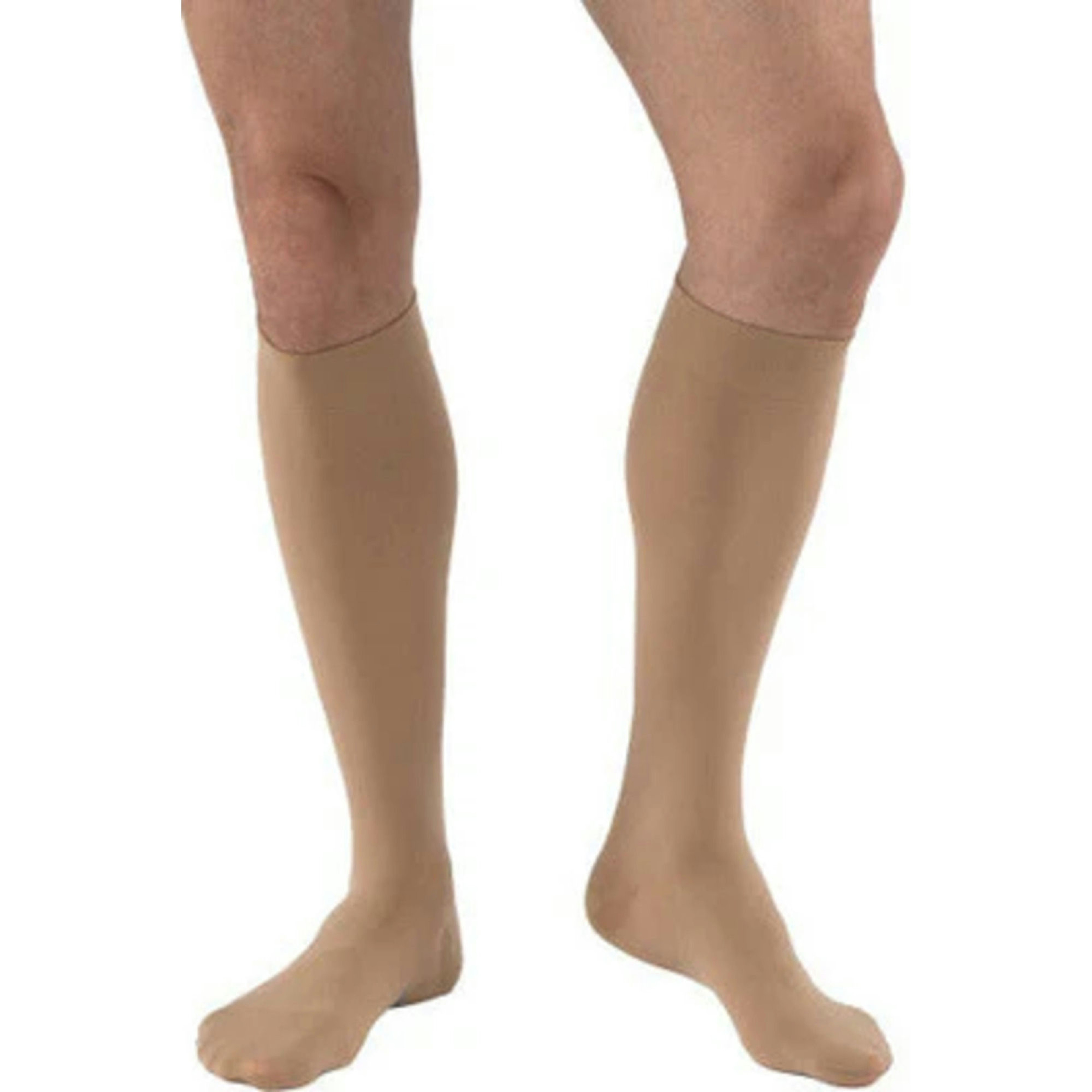JOBST Relief Knee High Medical Compression Stockings with Silicone Band, 20-30 mmHg
