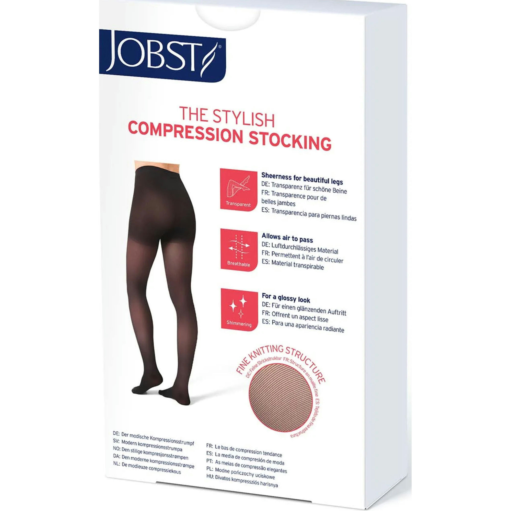 JOBST UltraSheer Waist High Medical Compression Stockings, 20-30 mmHg
