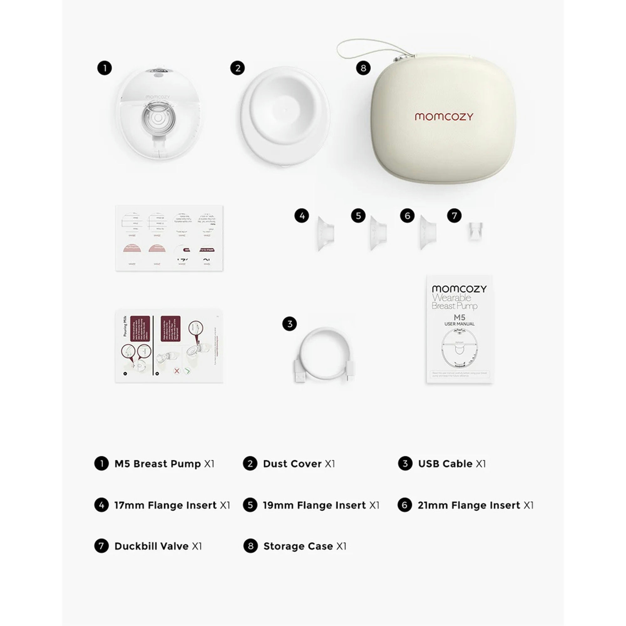 Momcozy M5 Single Wearable Breast Pump