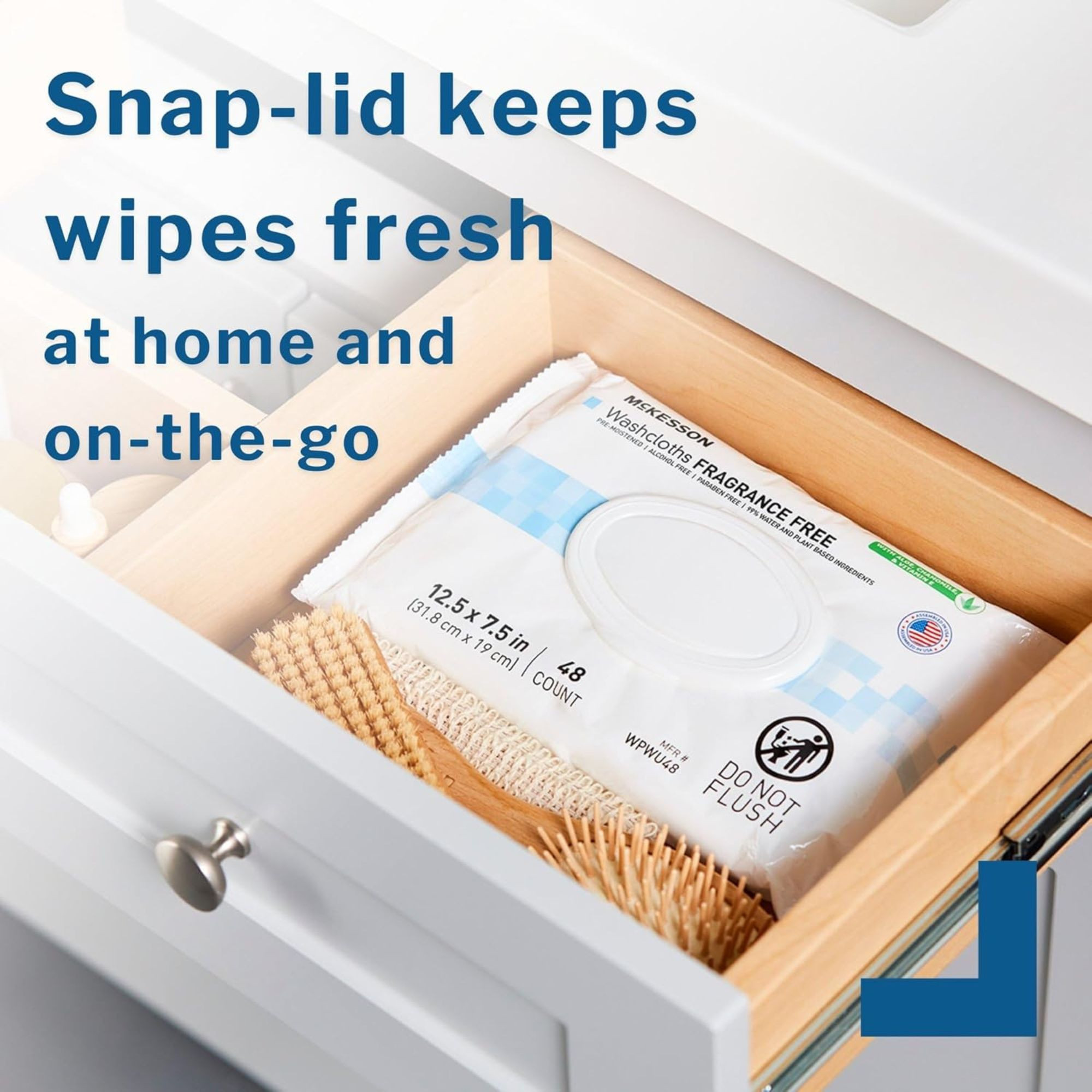 McKesson Fragrance-Free Washcloths