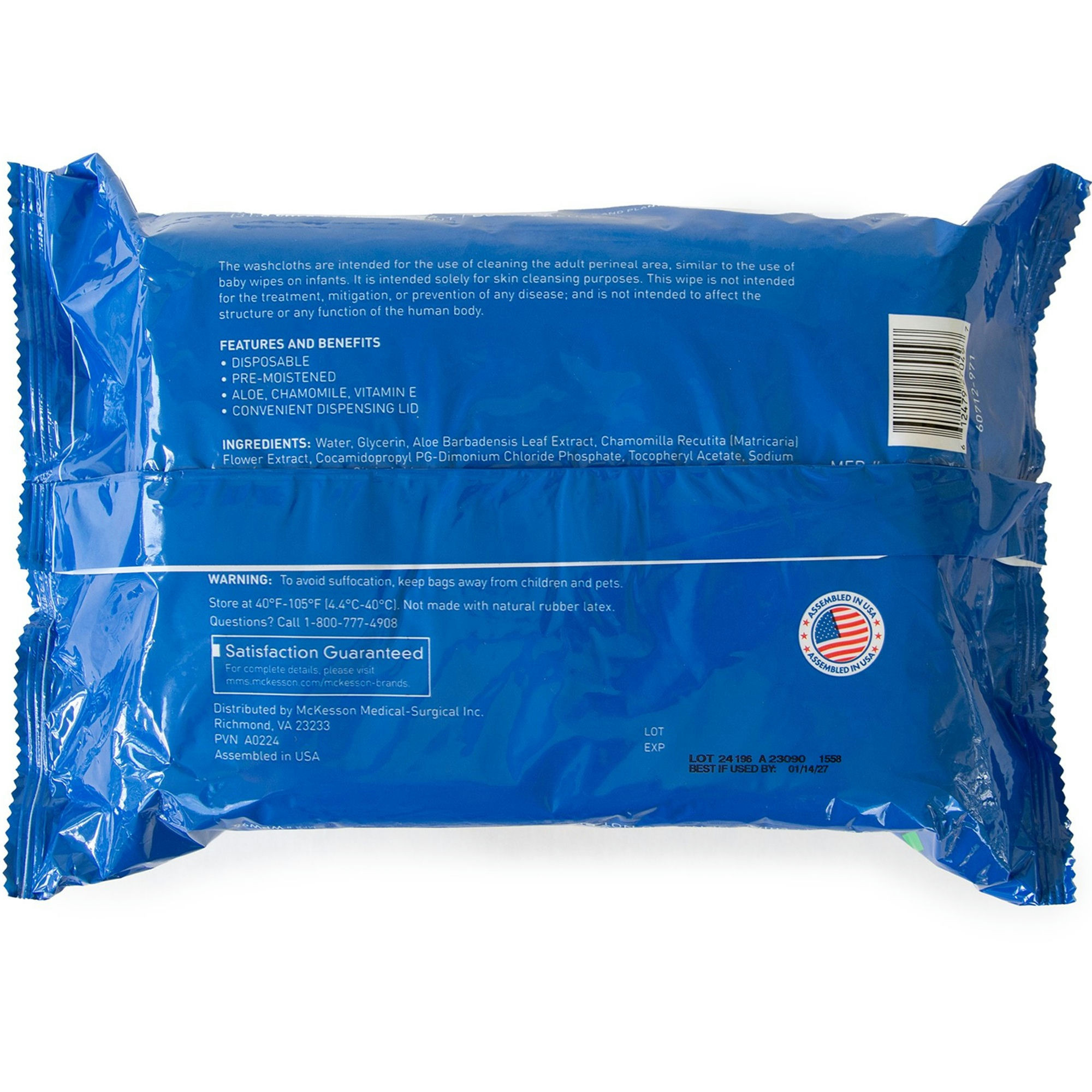 McKesson Fresh Scent Washcloths