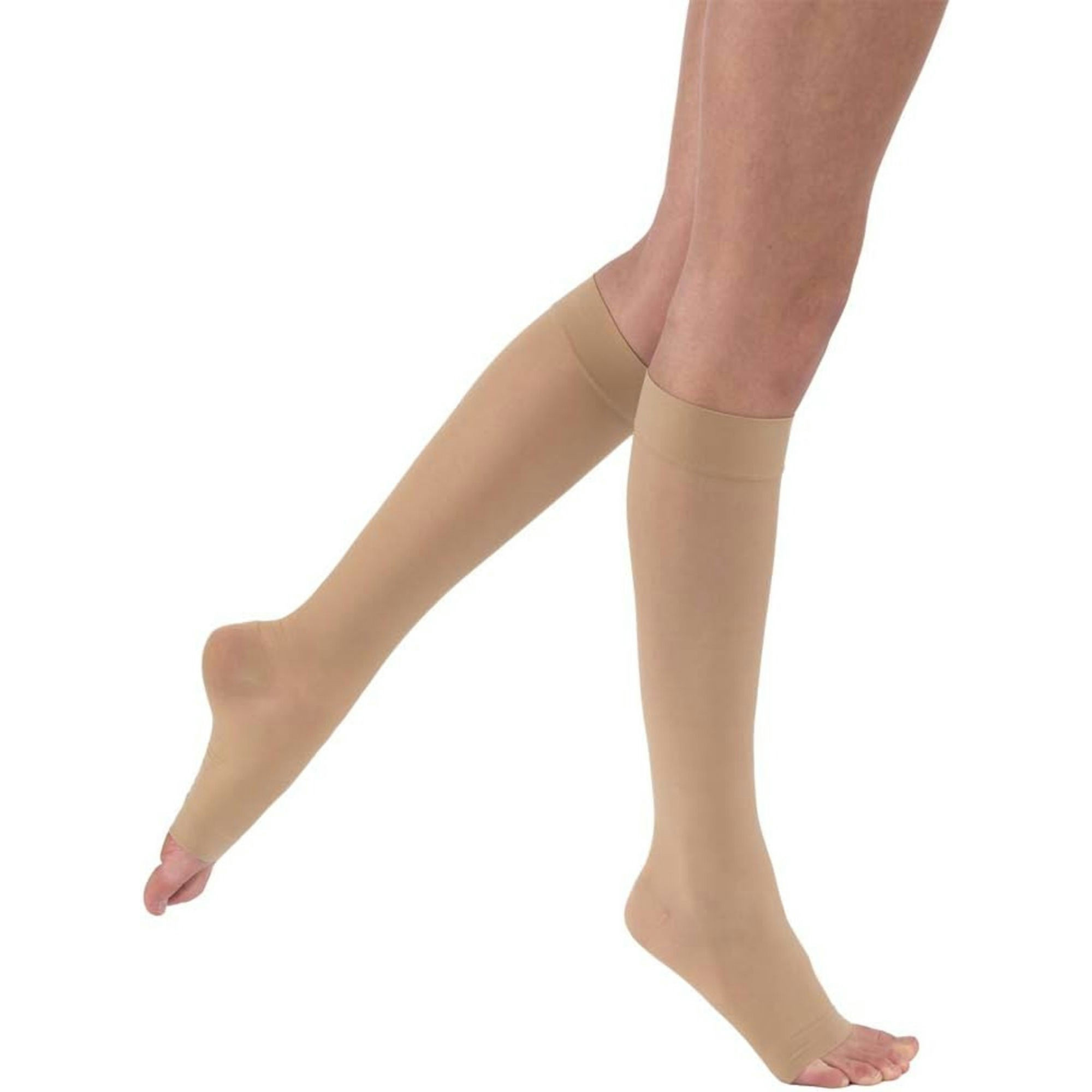 JOBST UltraSheer Knee High Open Toe Medical Compression Stockings, 30-40 mmHg