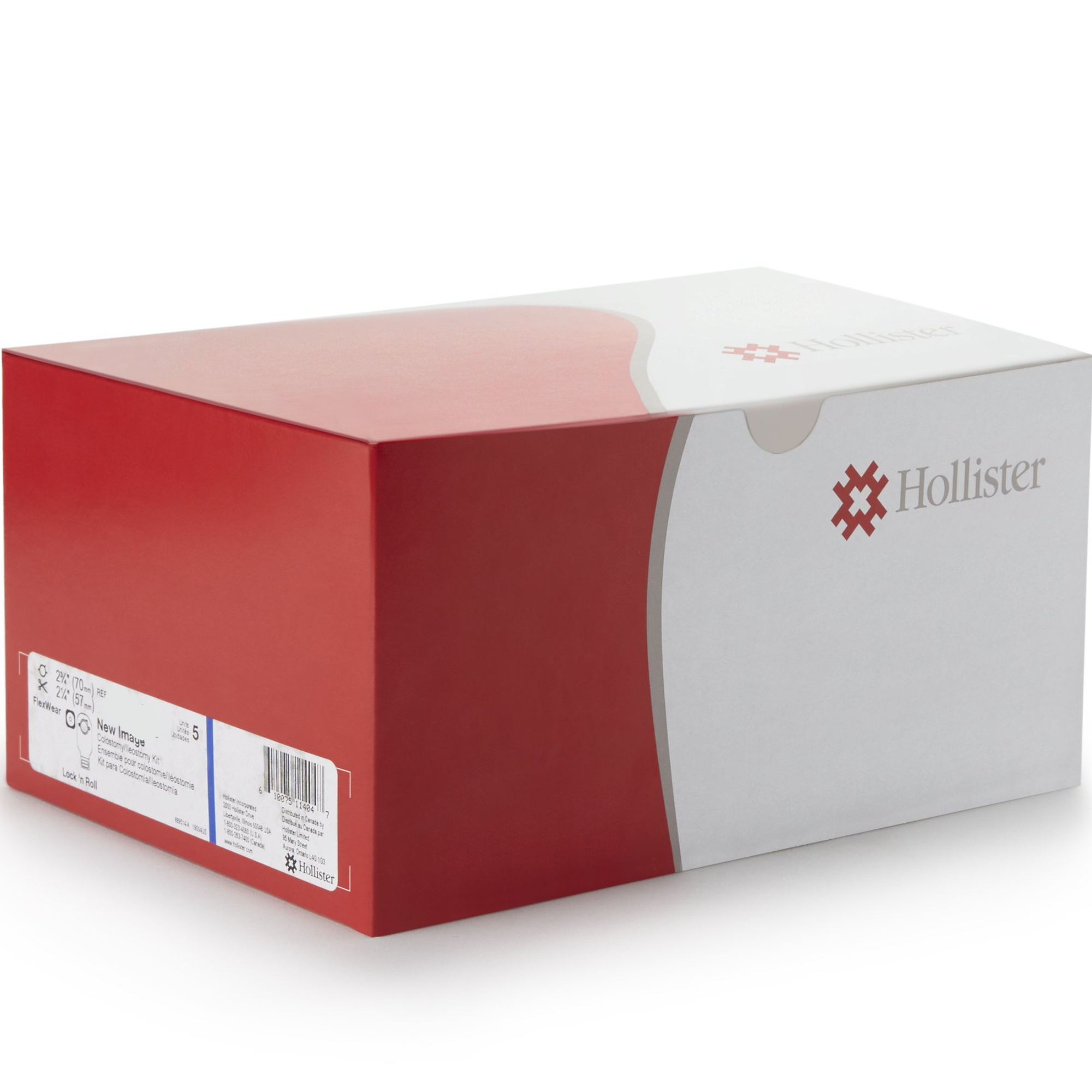 Hollister New Image Two-Piece Flat Drainable Ostomy Kit, Sterile