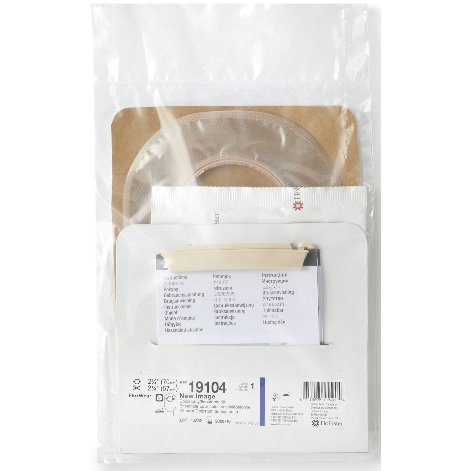 Hollister New Image Two-Piece Flat Non-Sterile Drainable Ostomy