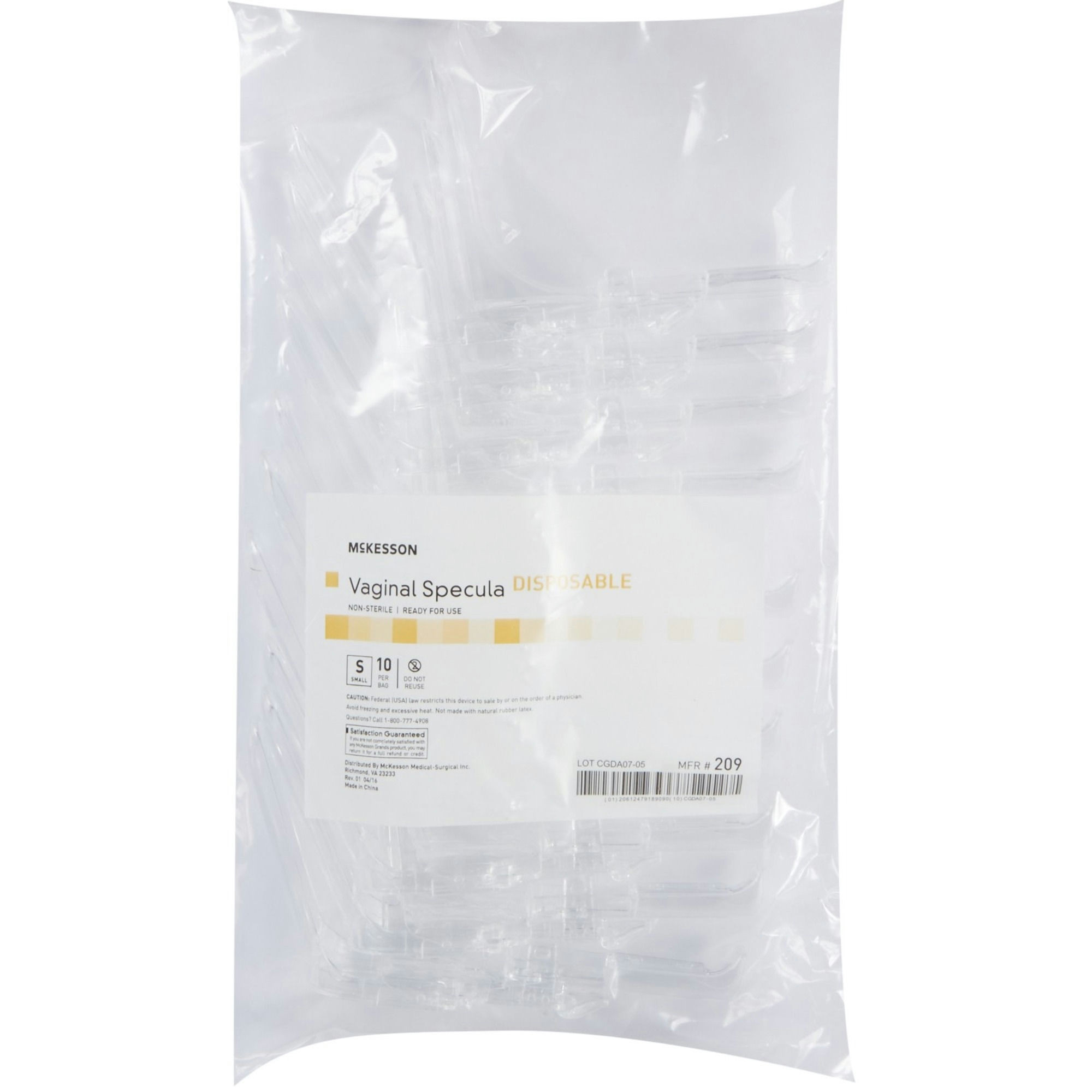 McKesson Disposable Vaginal Speculum