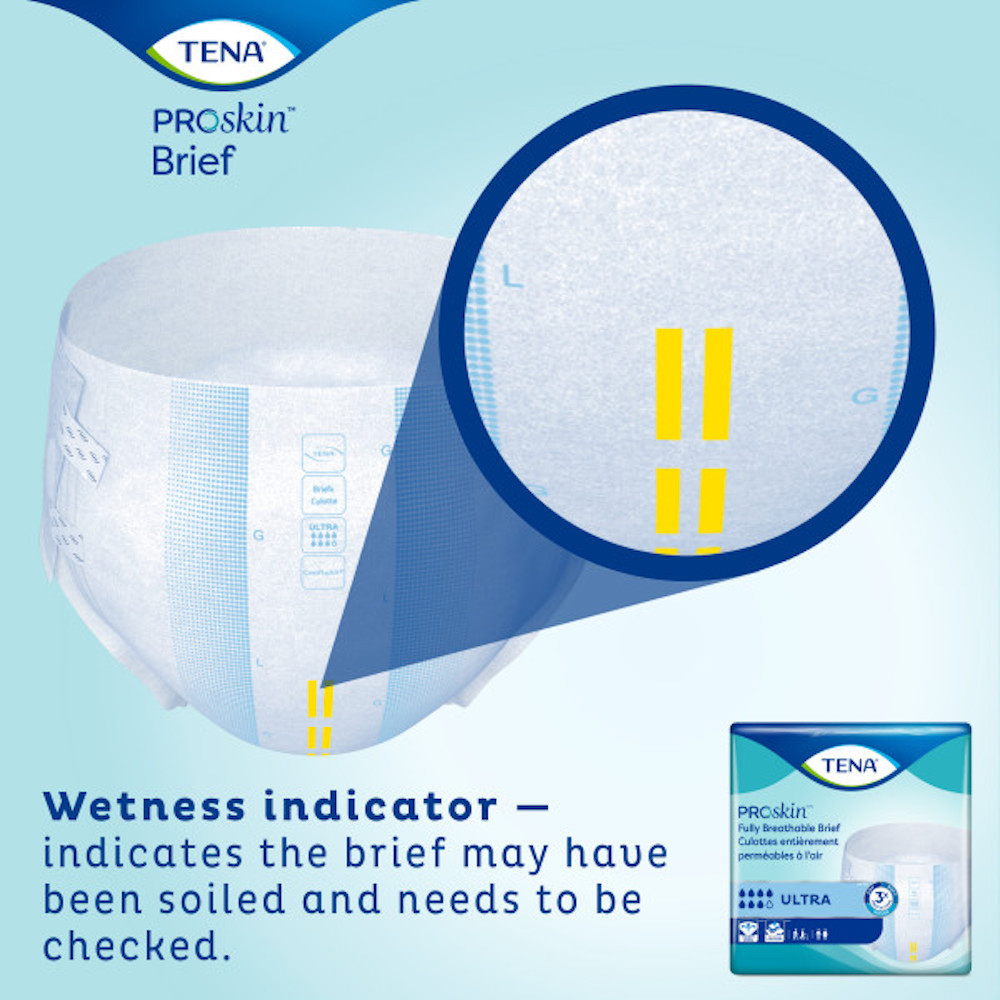 TENA Ultra Incontinence Adult Diapers, Moderate Absorbency