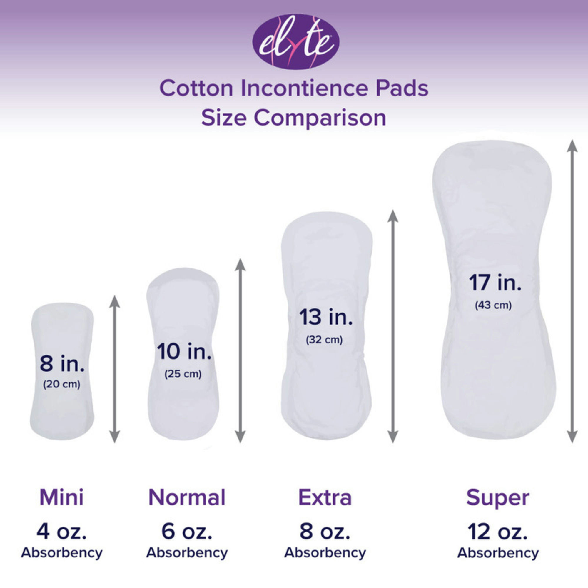 Elyte Cotton Odor & Leak Control Extra Pads