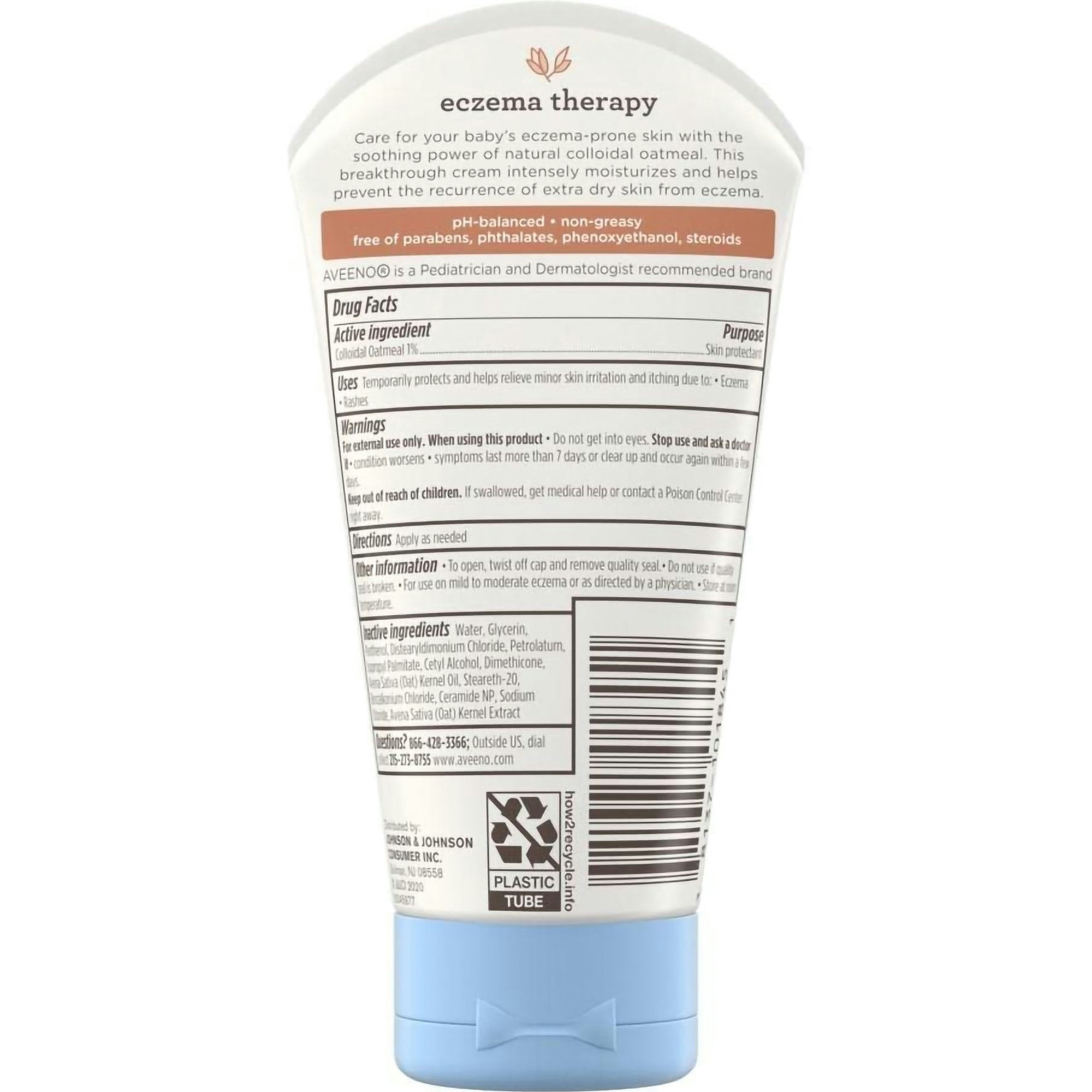 Aveeno Baby Eczema Therapy Moisturizing Cream