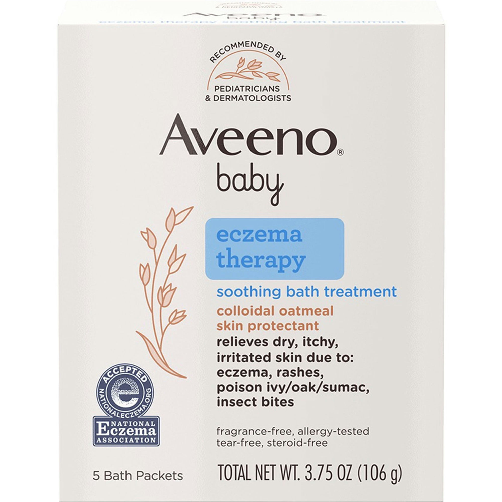 Aveeno Baby Eczema Therapy Soothing Bath Treatment