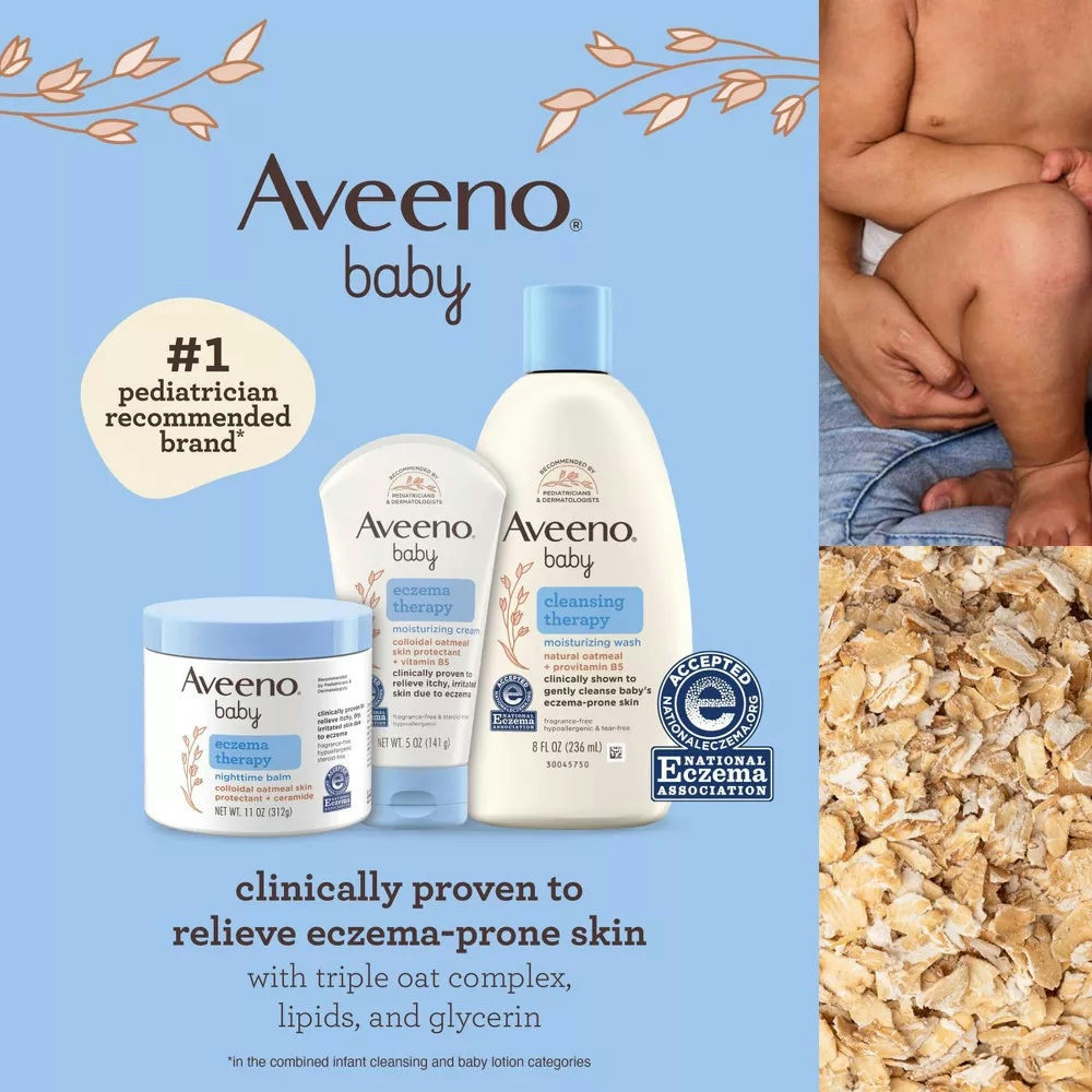 Aveeno Baby Eczema Therapy Soothing Bath Treatment