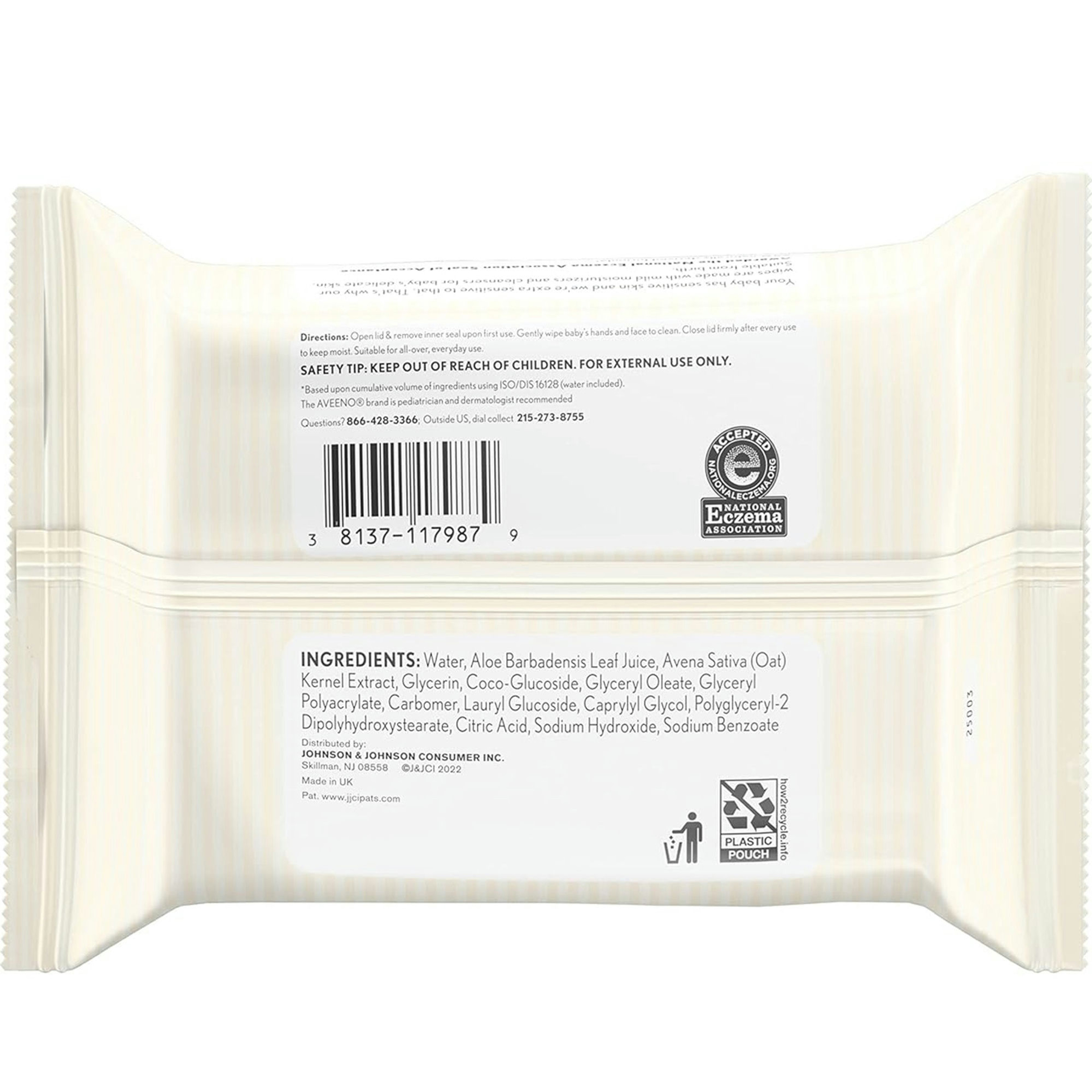 Aveeno Baby Hand & Face Wipes