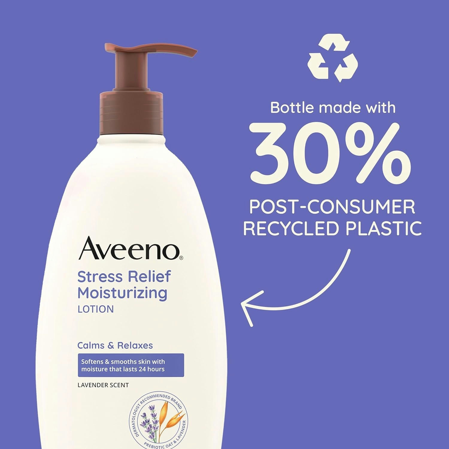 Aveeno Stress Relief Moisturizing Lotion with Lavender Scent