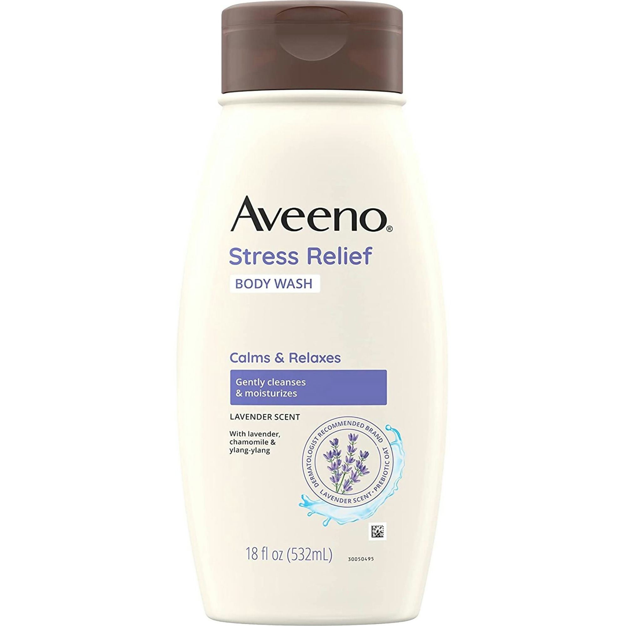 Aveeno Stress Relief Oat Body Wash with Lavender Scent