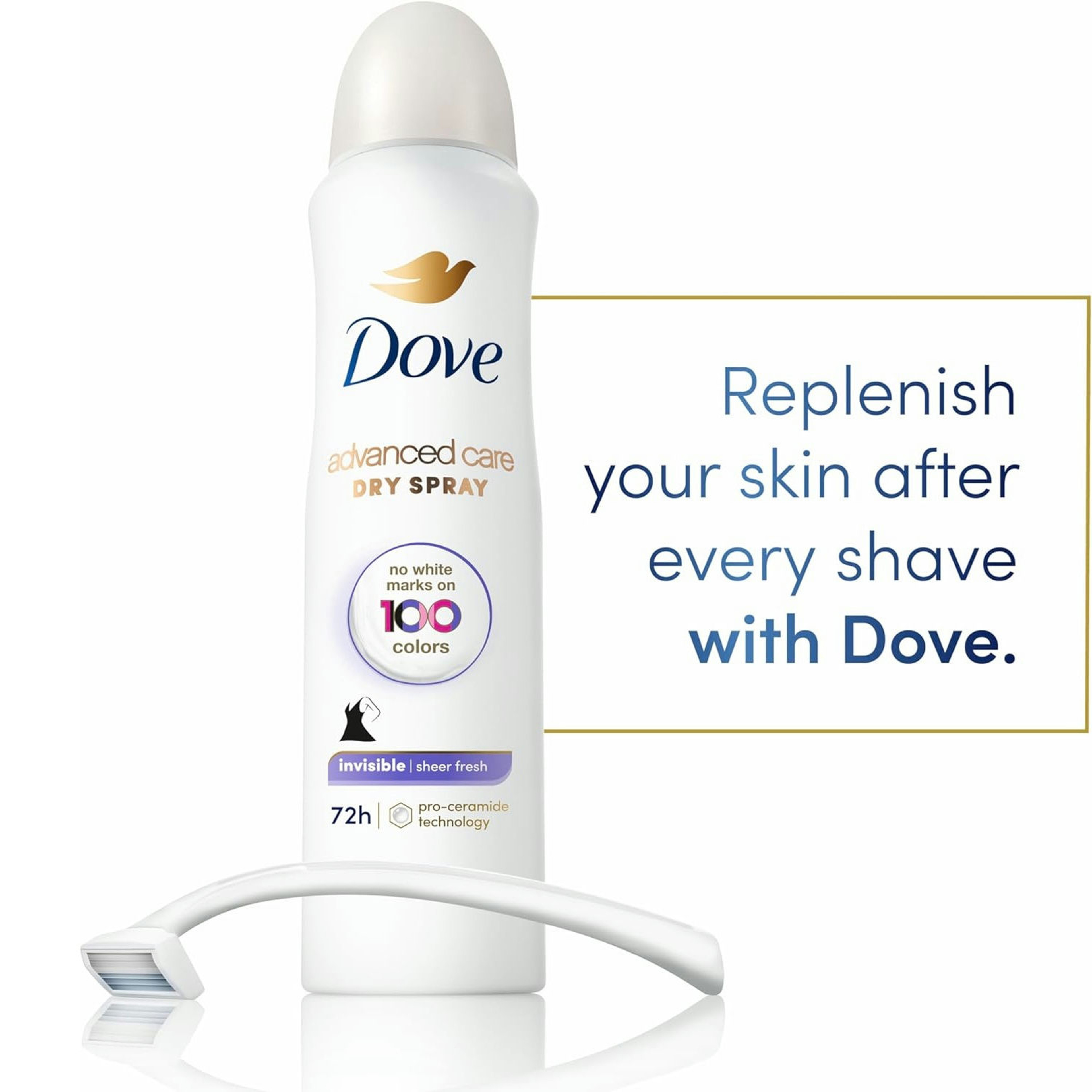 Dove Advanced Care Invisible Antiperspirant Dry Spray