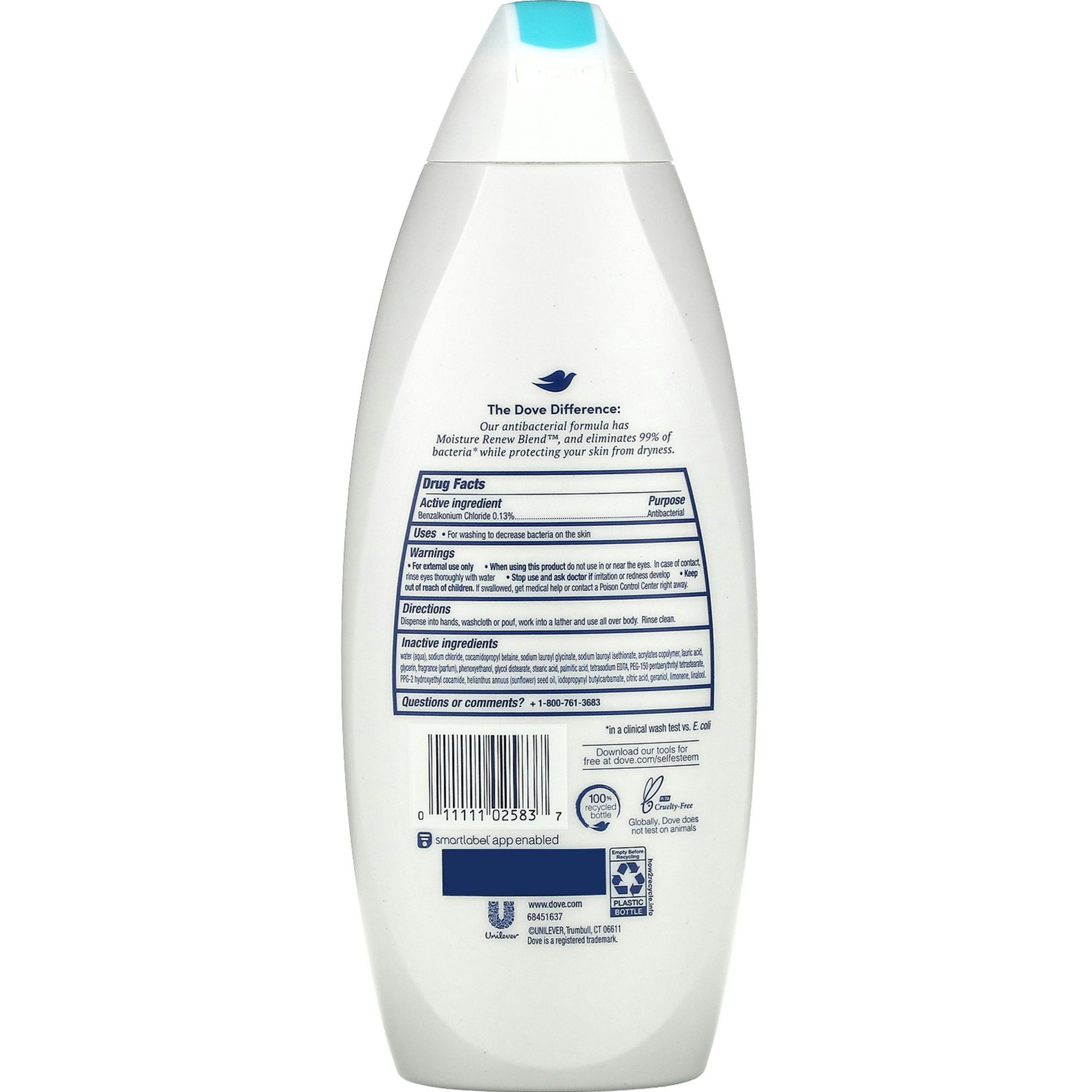 Dove Antibacterial Care Body Wash