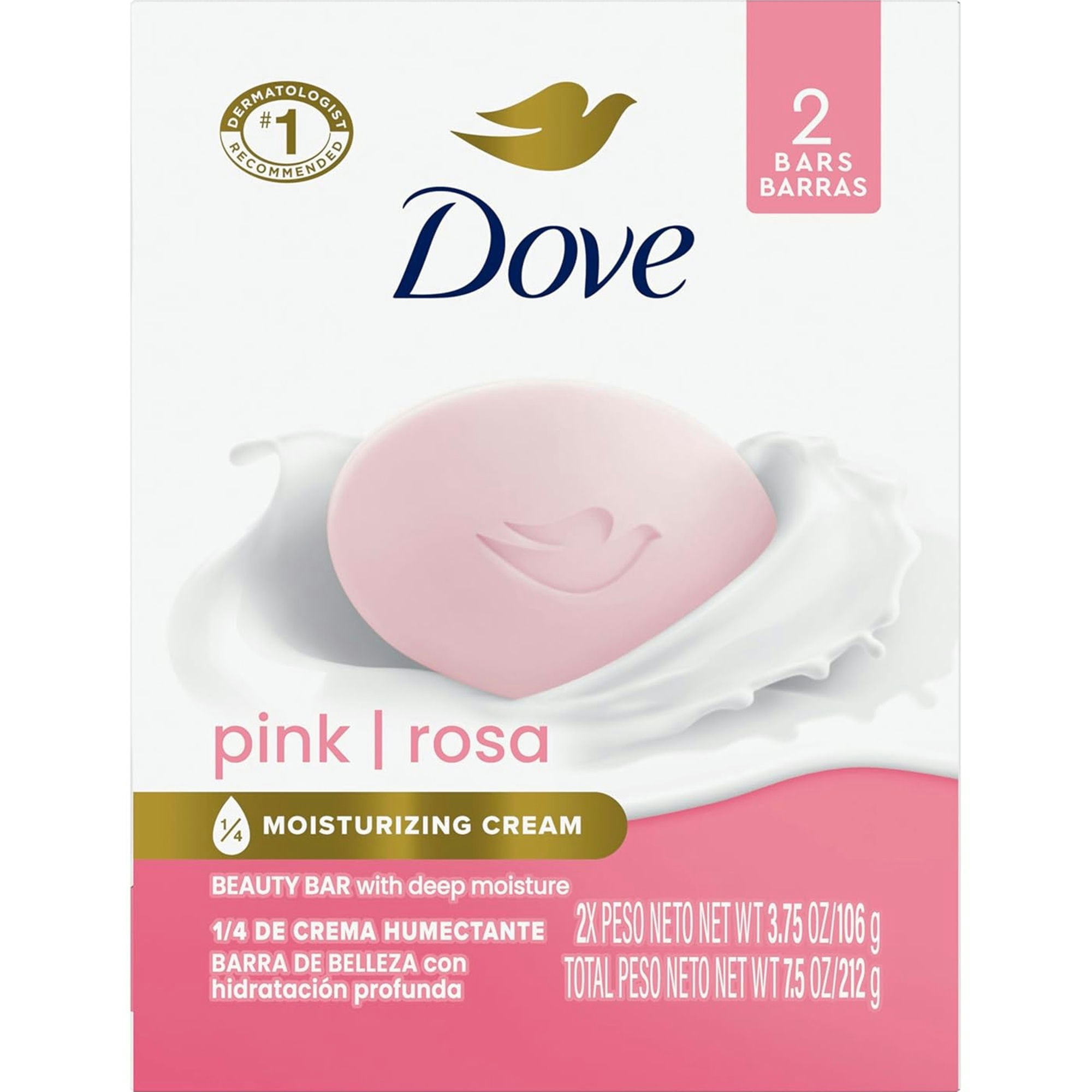 Dove Pink Beauty Bar for Deep Moisture
