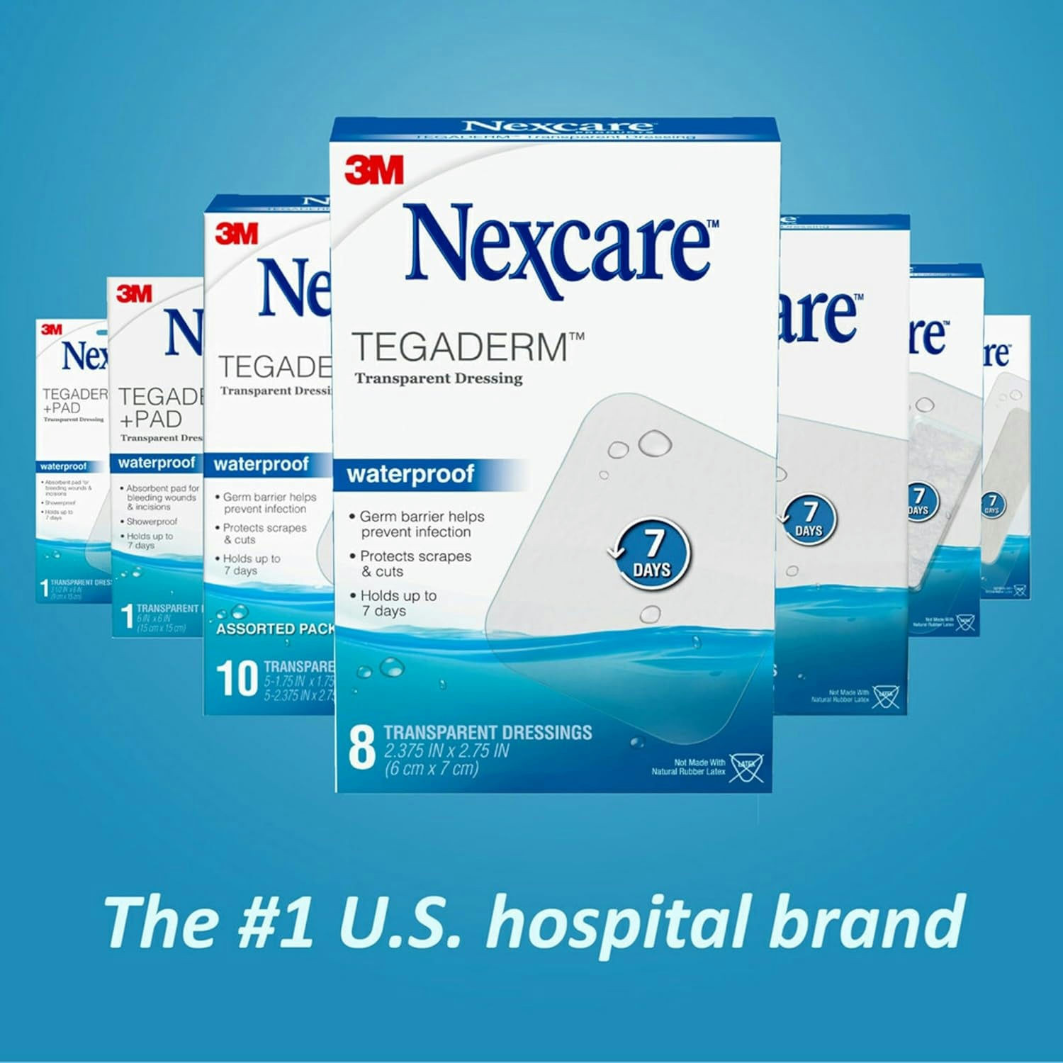 Nexcare Tegaderm Waterproof Transparent Dressing