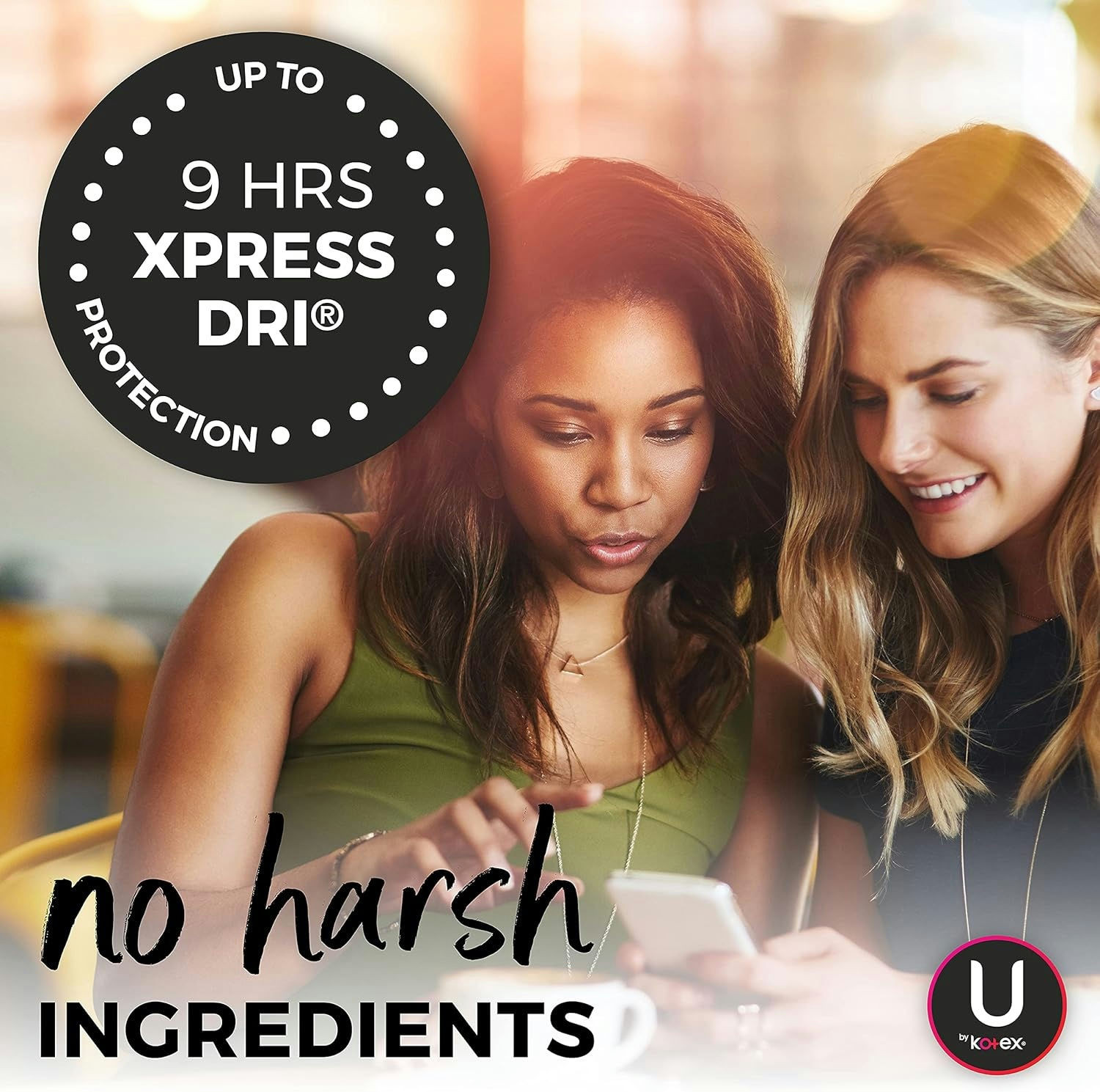 U by Kotex Security Ultra Thin Pads, Regular Absorbency