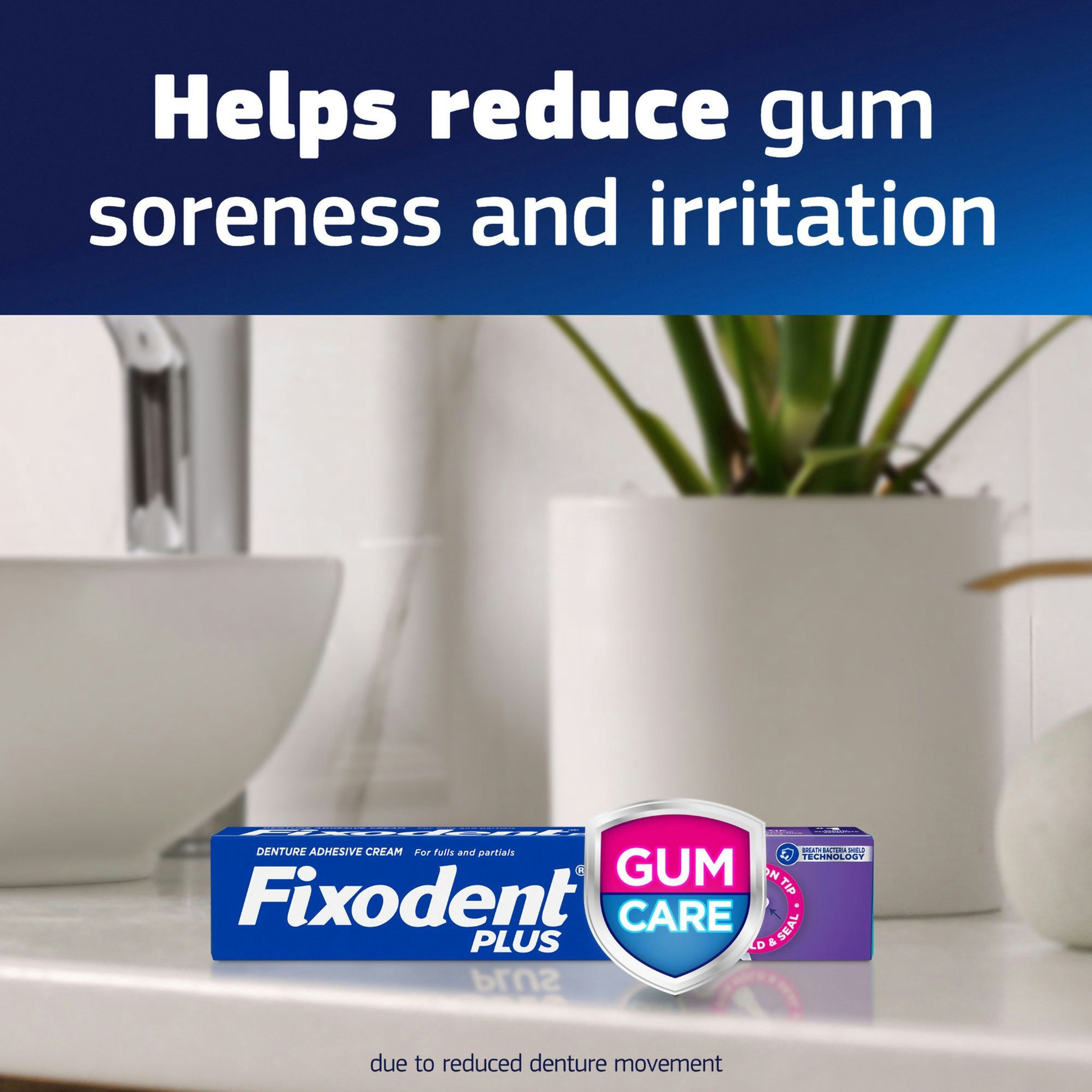 Fixodent Plus Gum Care Cream Denture Adhesive