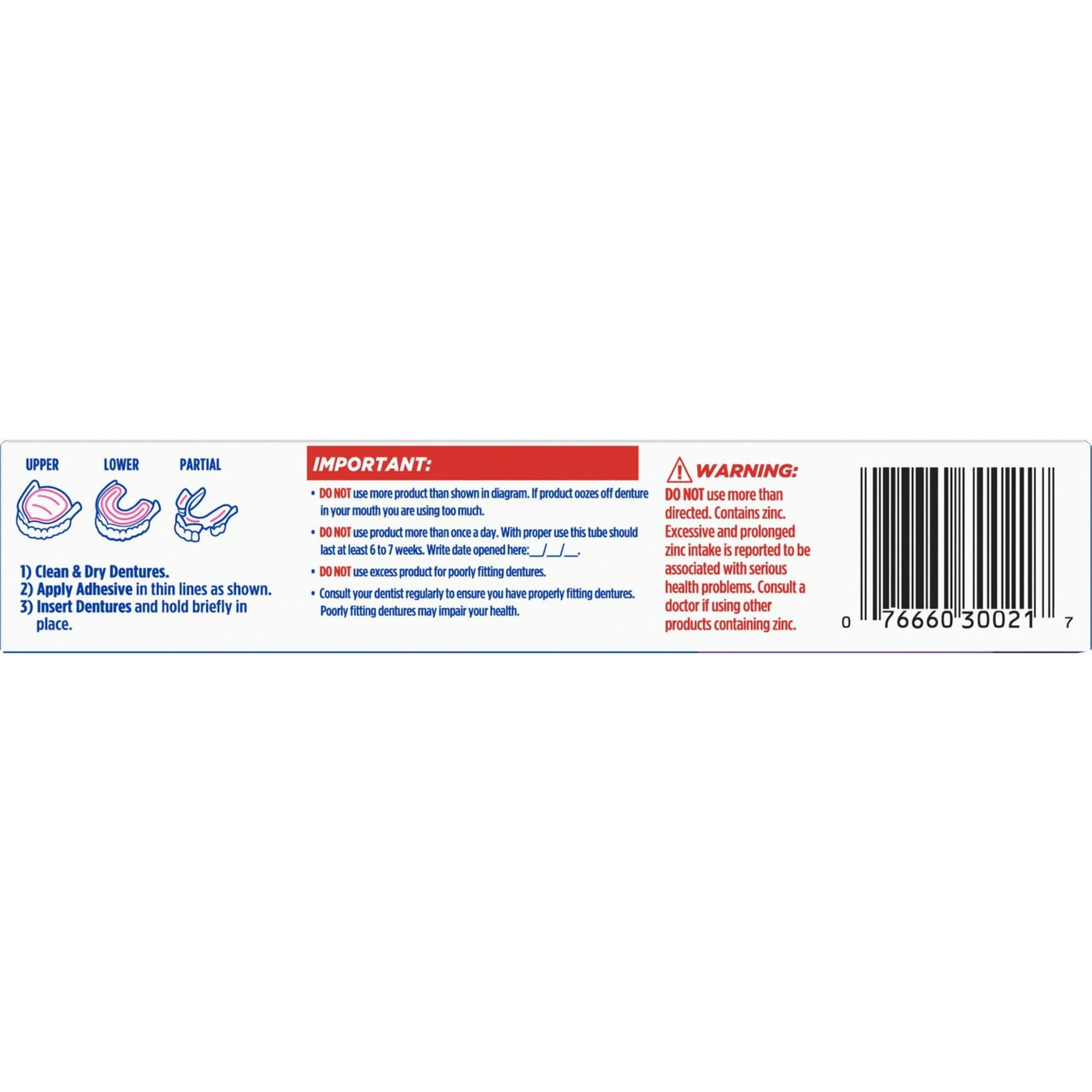 Fixodent Plus Gum Care Cream Denture Adhesive