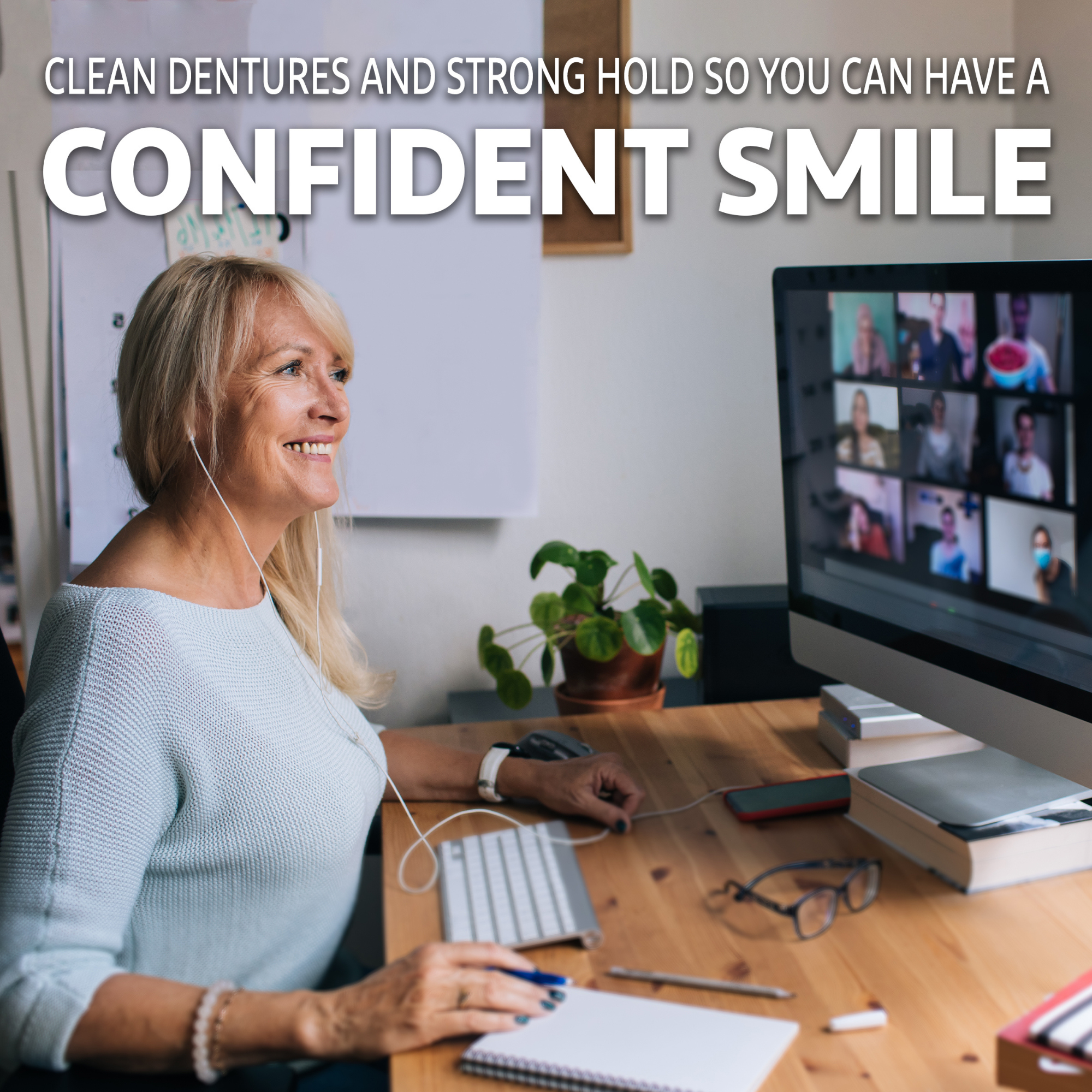 Polident Super Poligrip Zinc-Free Denture Adhesive Cream