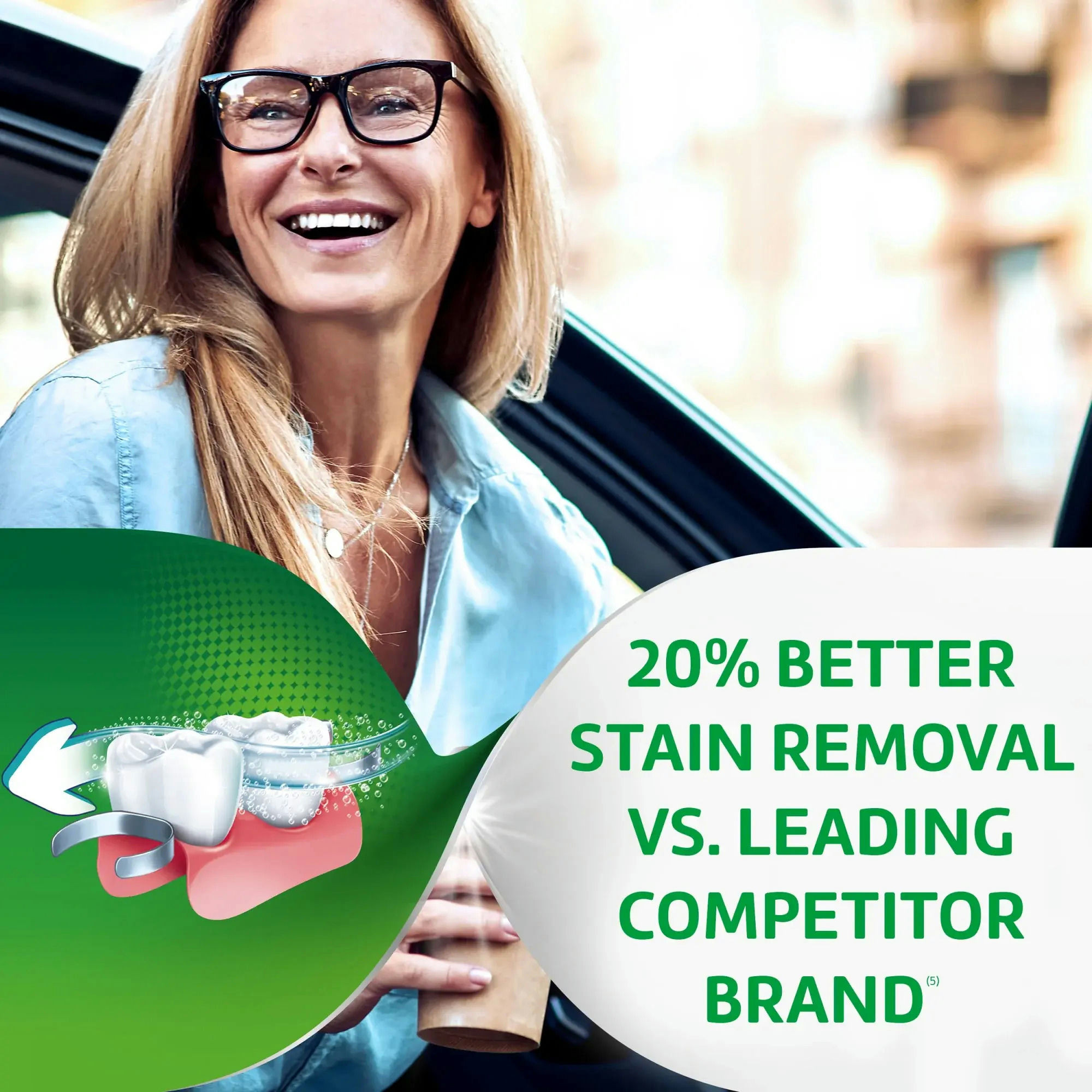 Polident Overnight Denture Whitener Cleanser