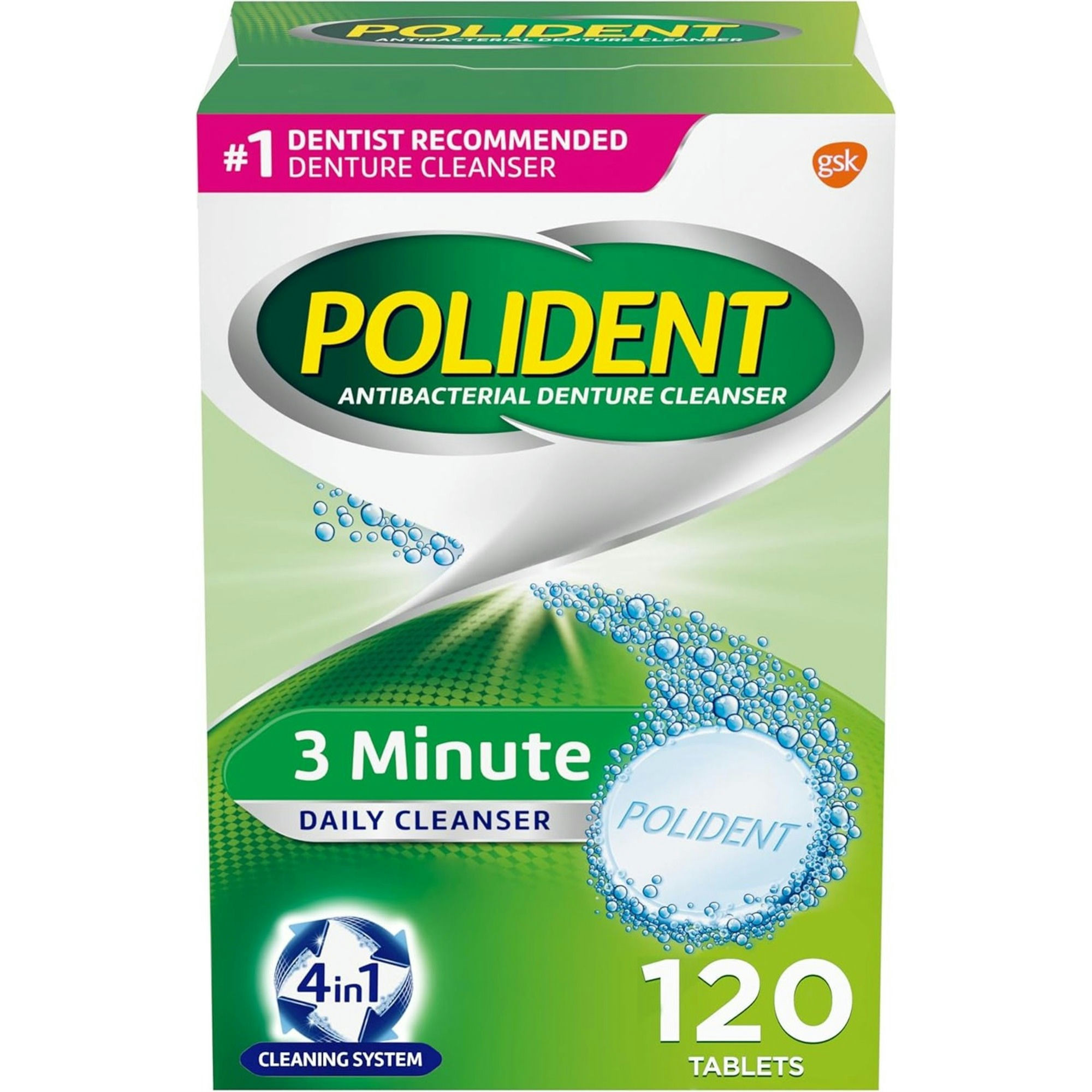 Polident 3-Minute Denture Cleanser